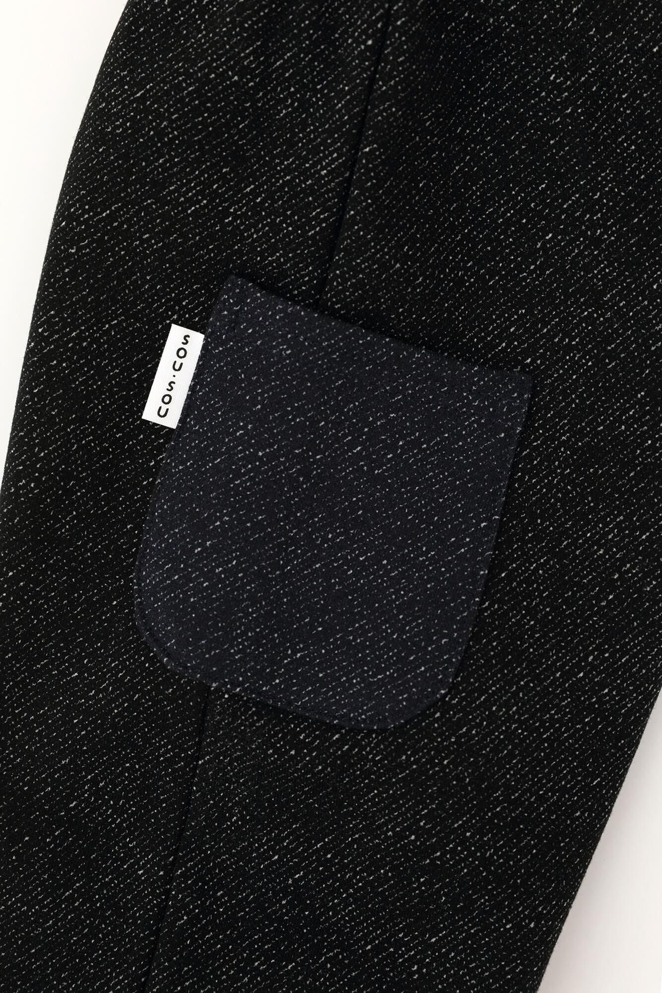 ●插入編 長褲/
黑色