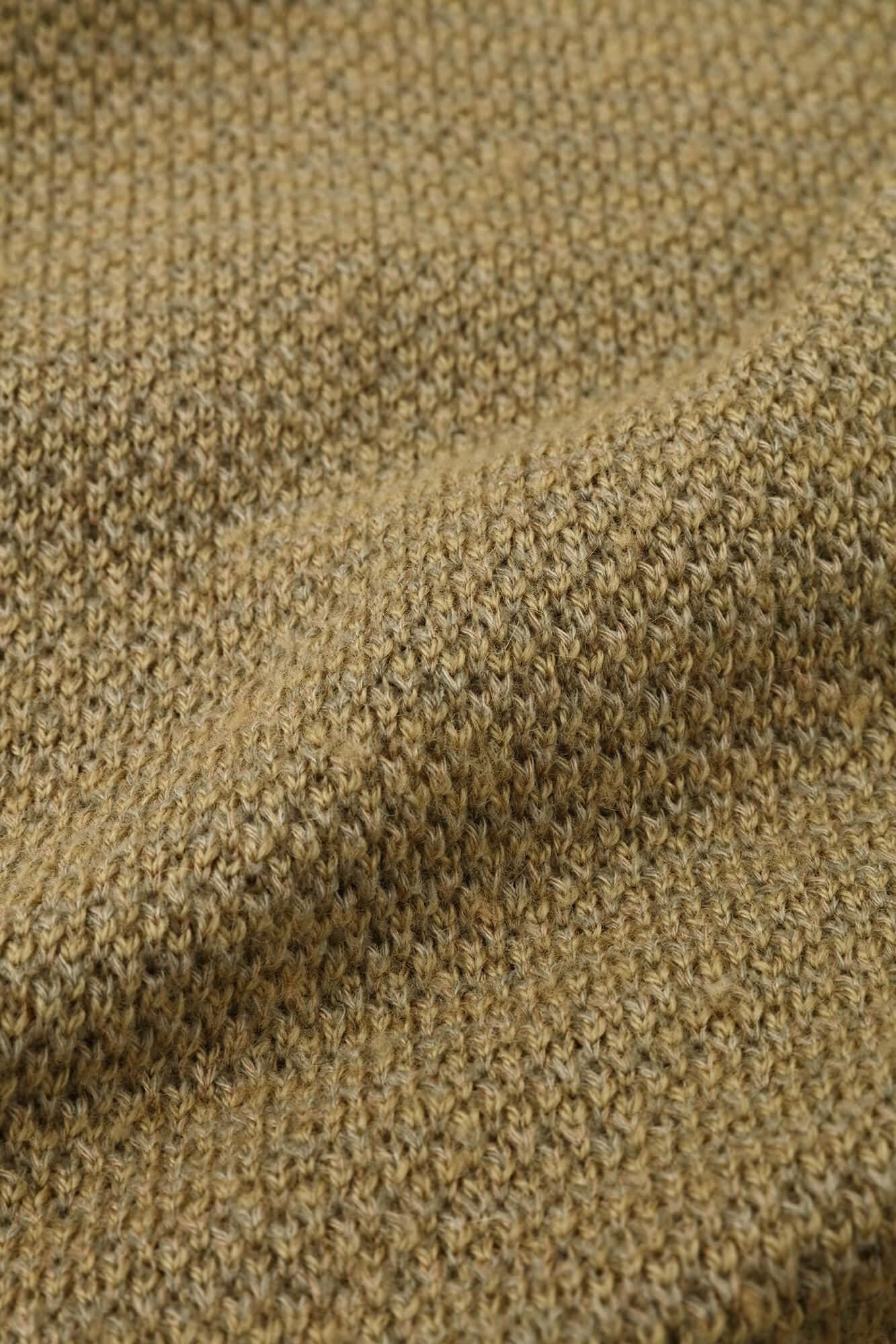 Knit Square Top Shoulder Line / Willow Green