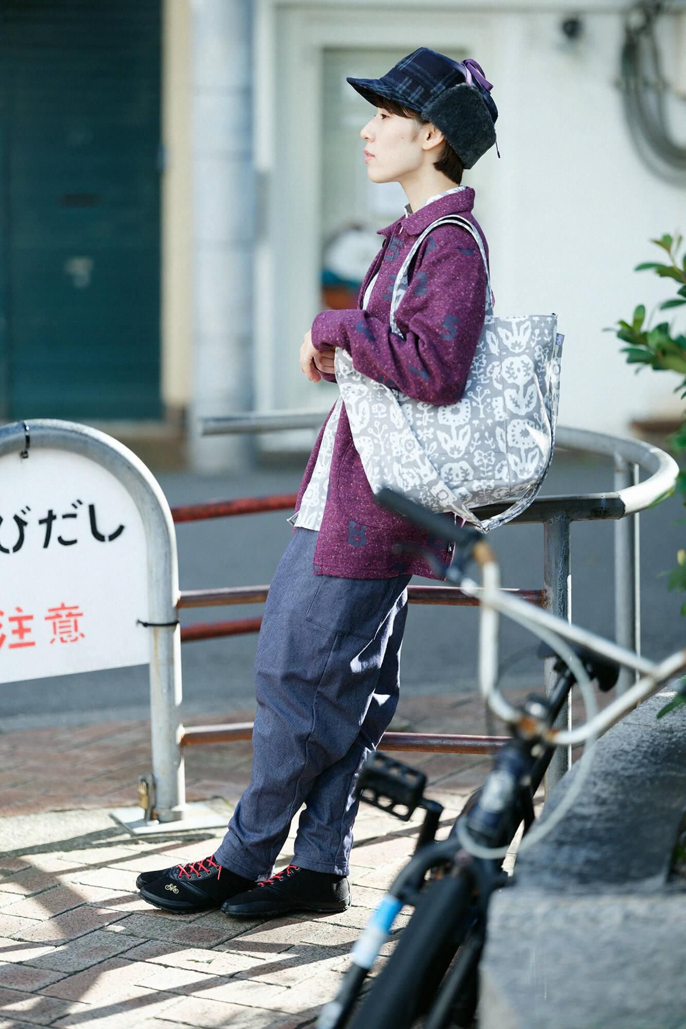 2WAY BIKE トート/花さらさ