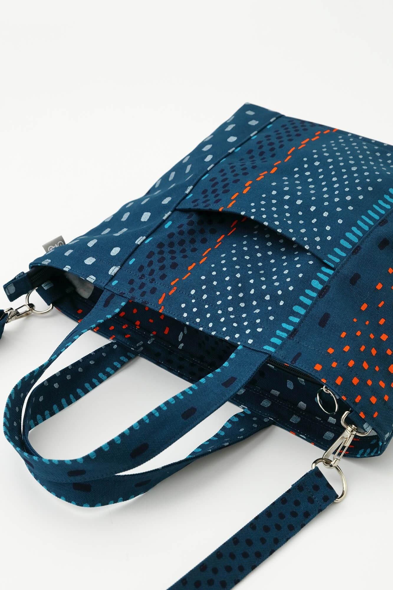 2WAY BIKE トート/霰縞(あられじま)