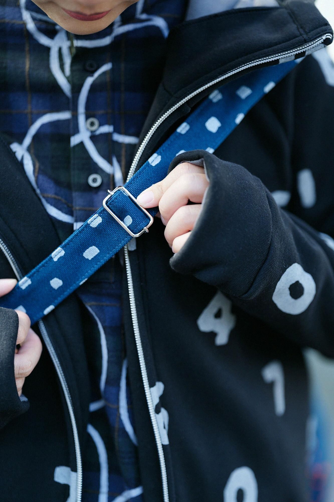 2WAY BIKE トート/霰縞(あられじま)