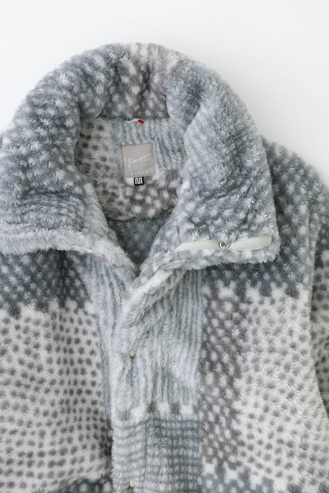 【Pre-order】【net Limited】SOU・SOU×Romance Kosugi Blanket Robe/Lines and Dots(※Scheduled to be shipped around Dec 9)