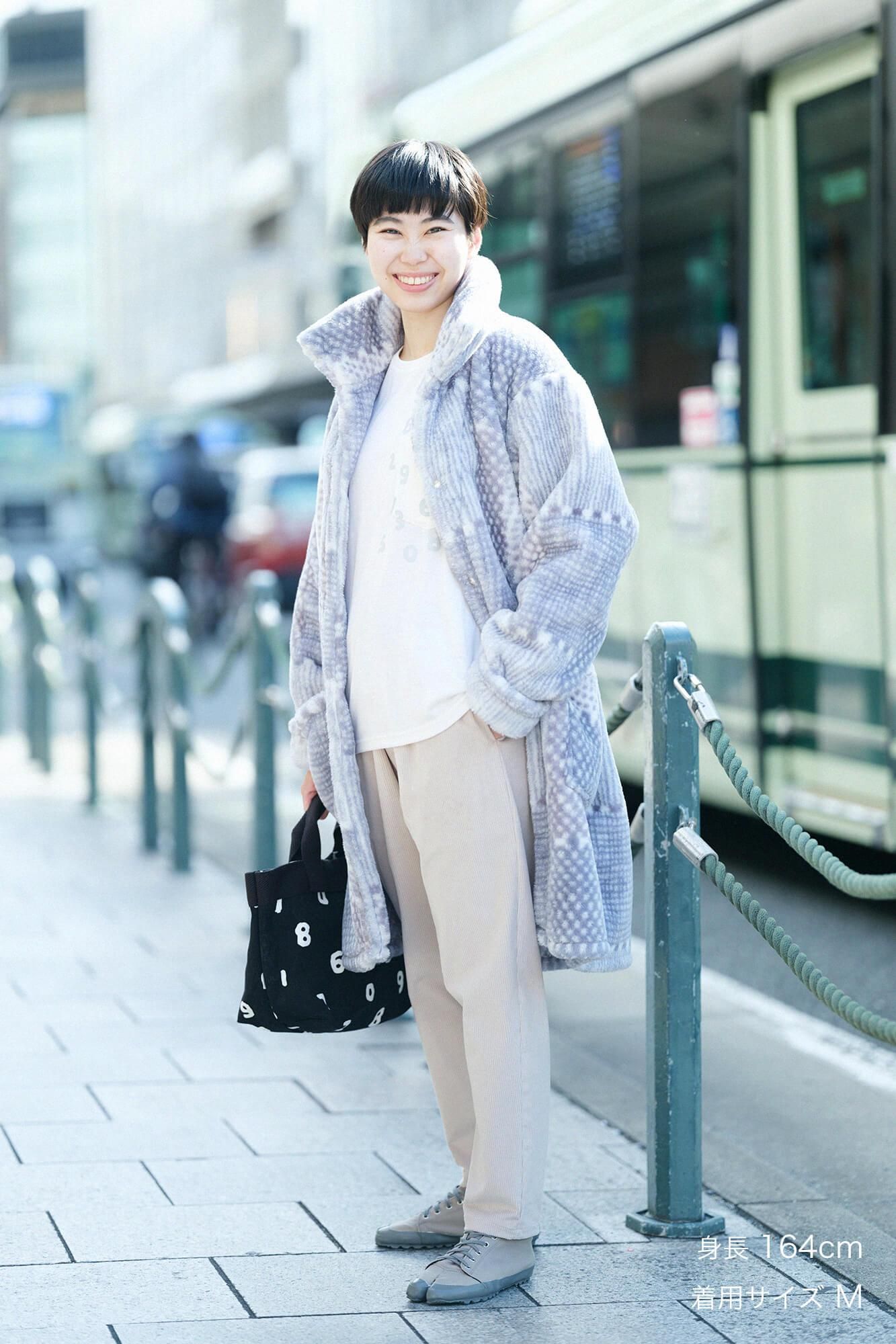 【Pre-order】【net Limited】SOU・SOU×Romance Kosugi Blanket Robe/Lines and Dots(※Scheduled to be shipped around Dec 9)