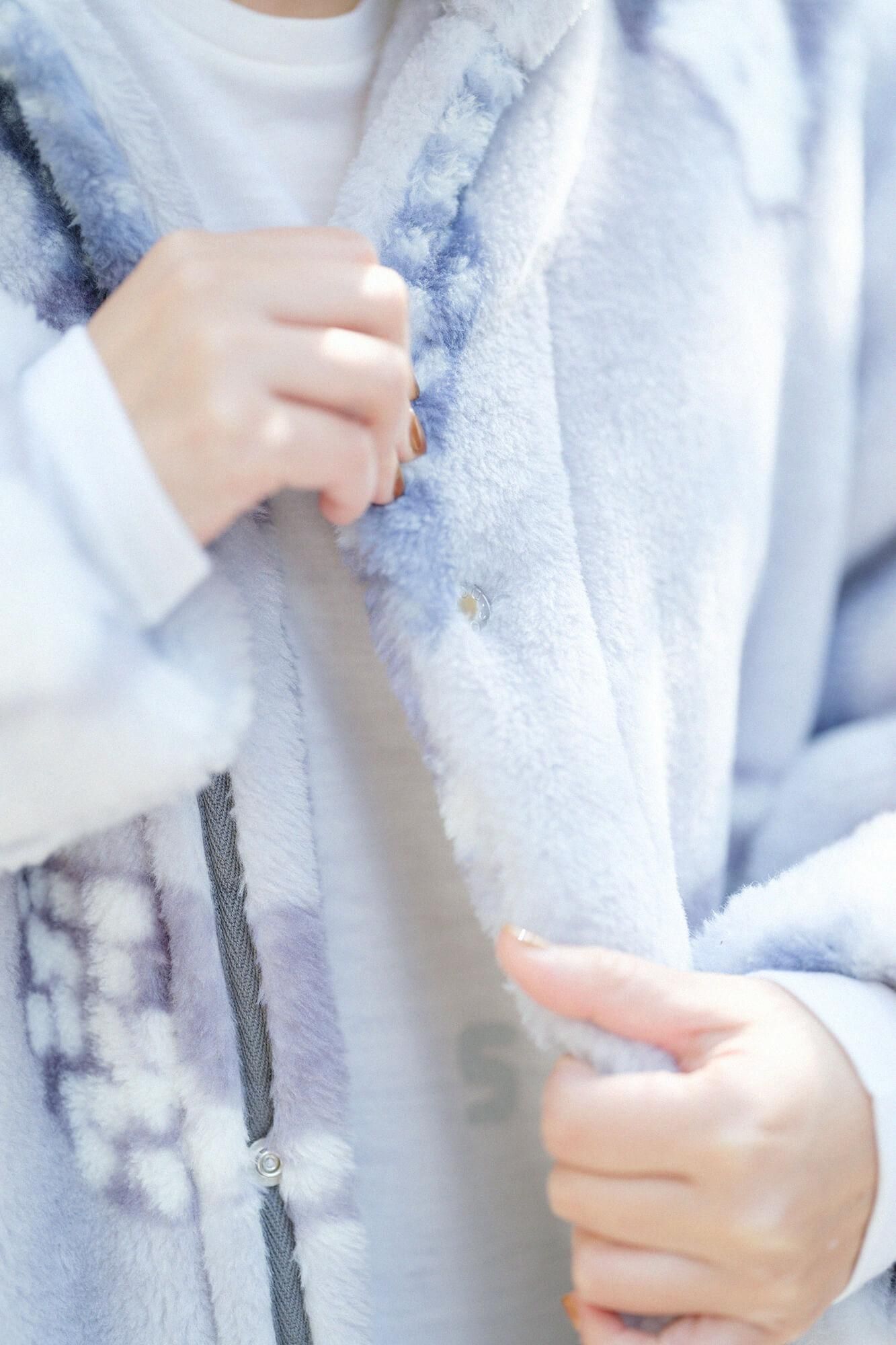 【Pre-order】【net Limited】SOU・SOU×Romance Kosugi Blanket Robe/Owl(※Scheduled to be shipped around Dec 9)