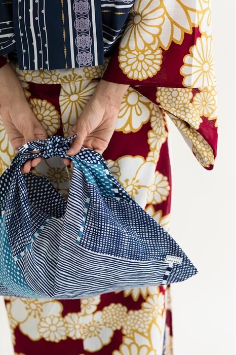 Isemomen Cotton Eco Bag / Lines and Dots Seiwa