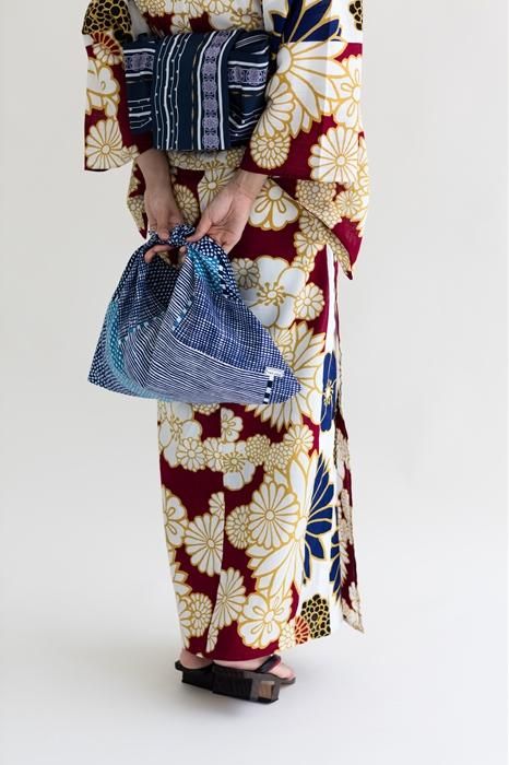 Isemomen Cotton Eco Bag / Lines and Dots Seiwa