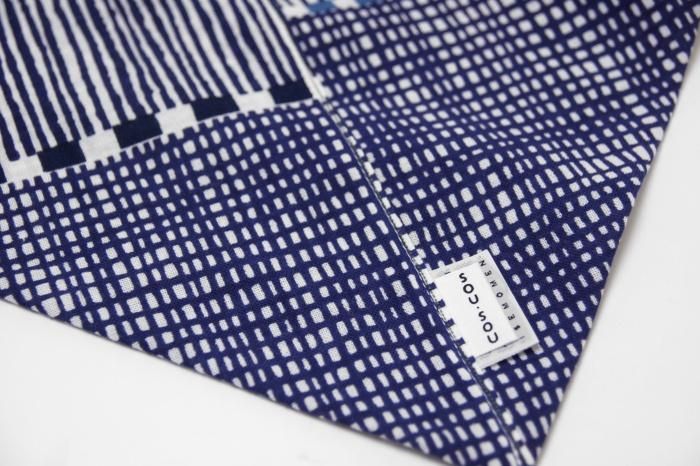 Isemomen Cotton Eco Bag / Lines and Dots Seiwa