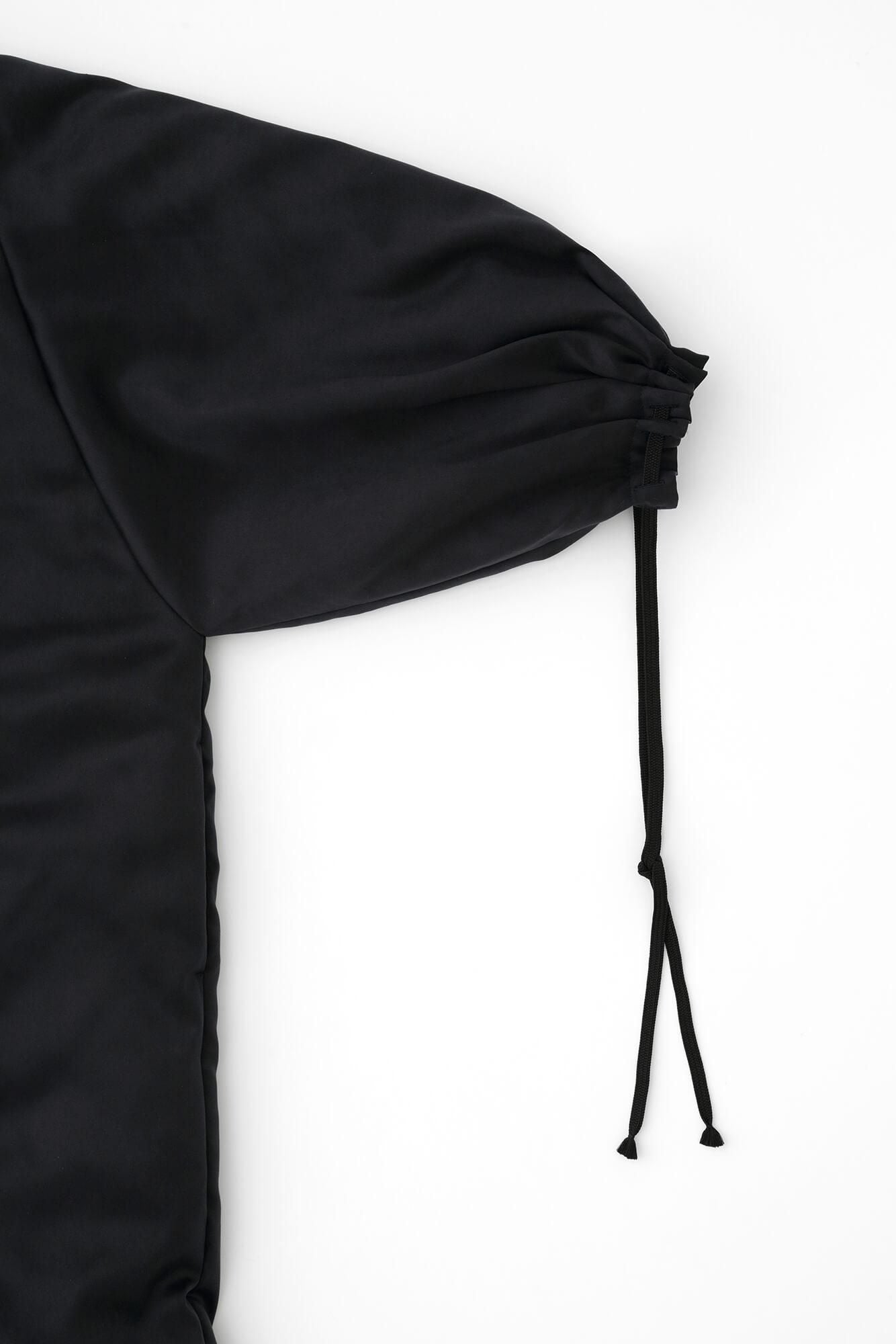 假nubuck,长chinbaori,Miyako袖子,衬里衬里,黑色和海军蓝色(黑色和海军蓝色)