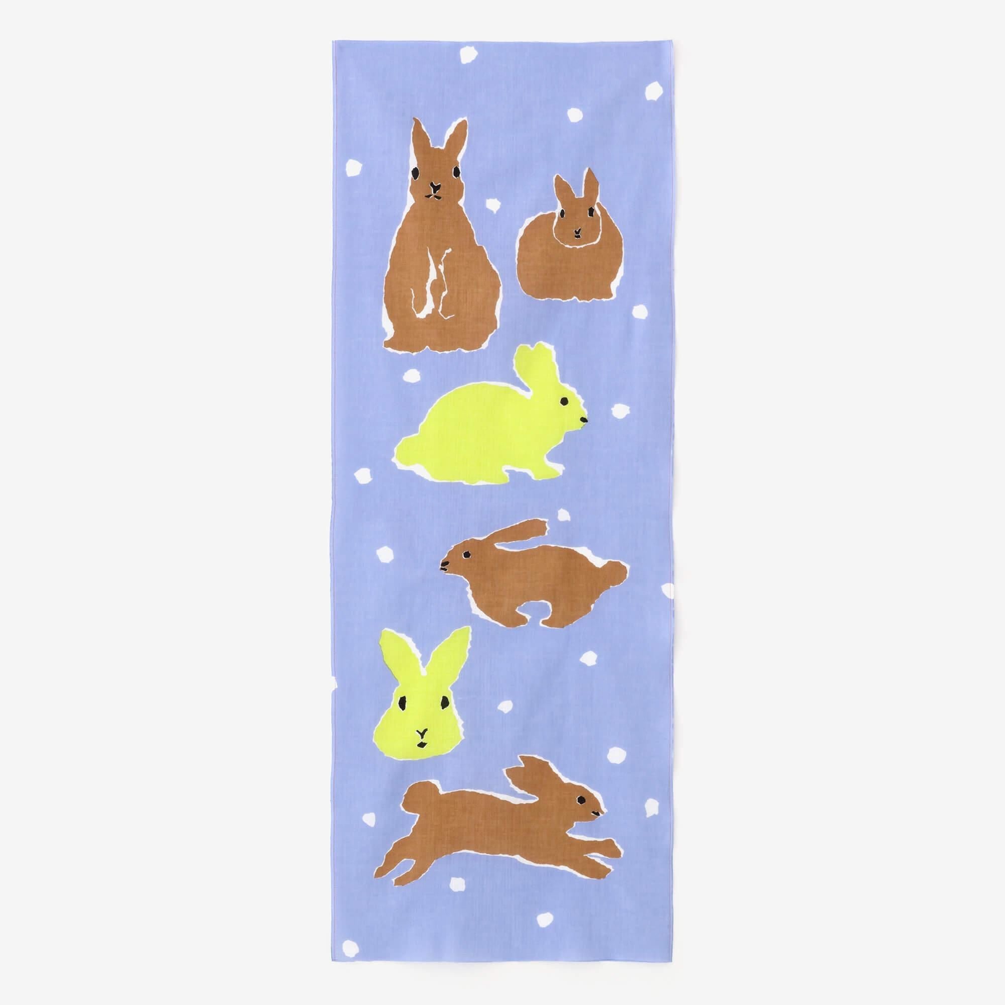 Isemomen Cotton Textile Handkerchief / Zodiac Handkerchief Rabbit 2023
