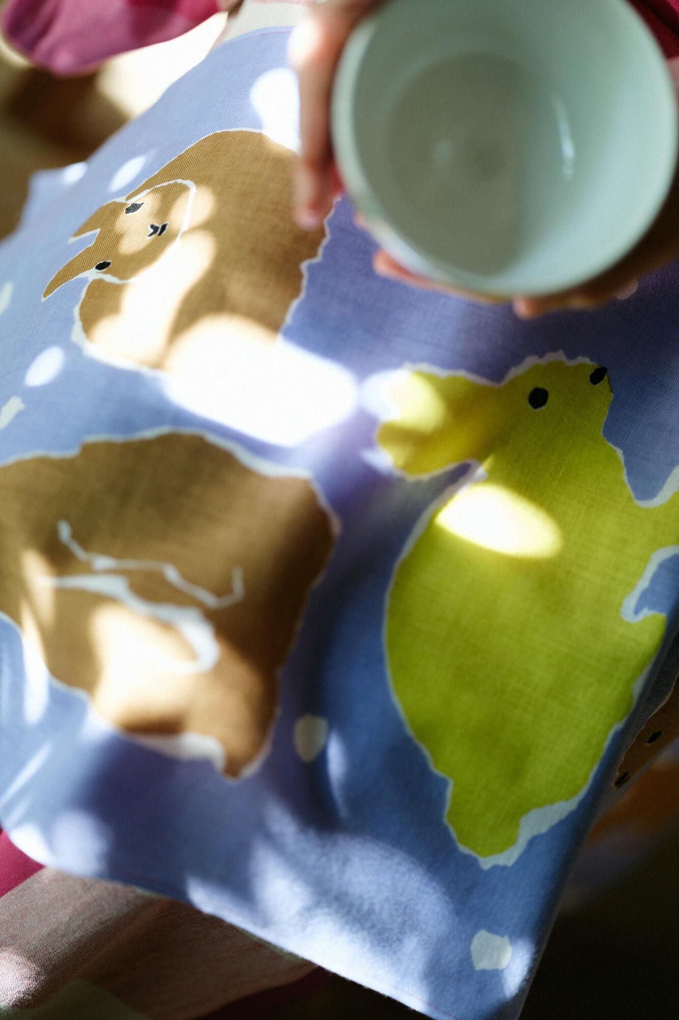 Isemomen Cotton Textile Handkerchief / Zodiac Handkerchief Rabbit 2023