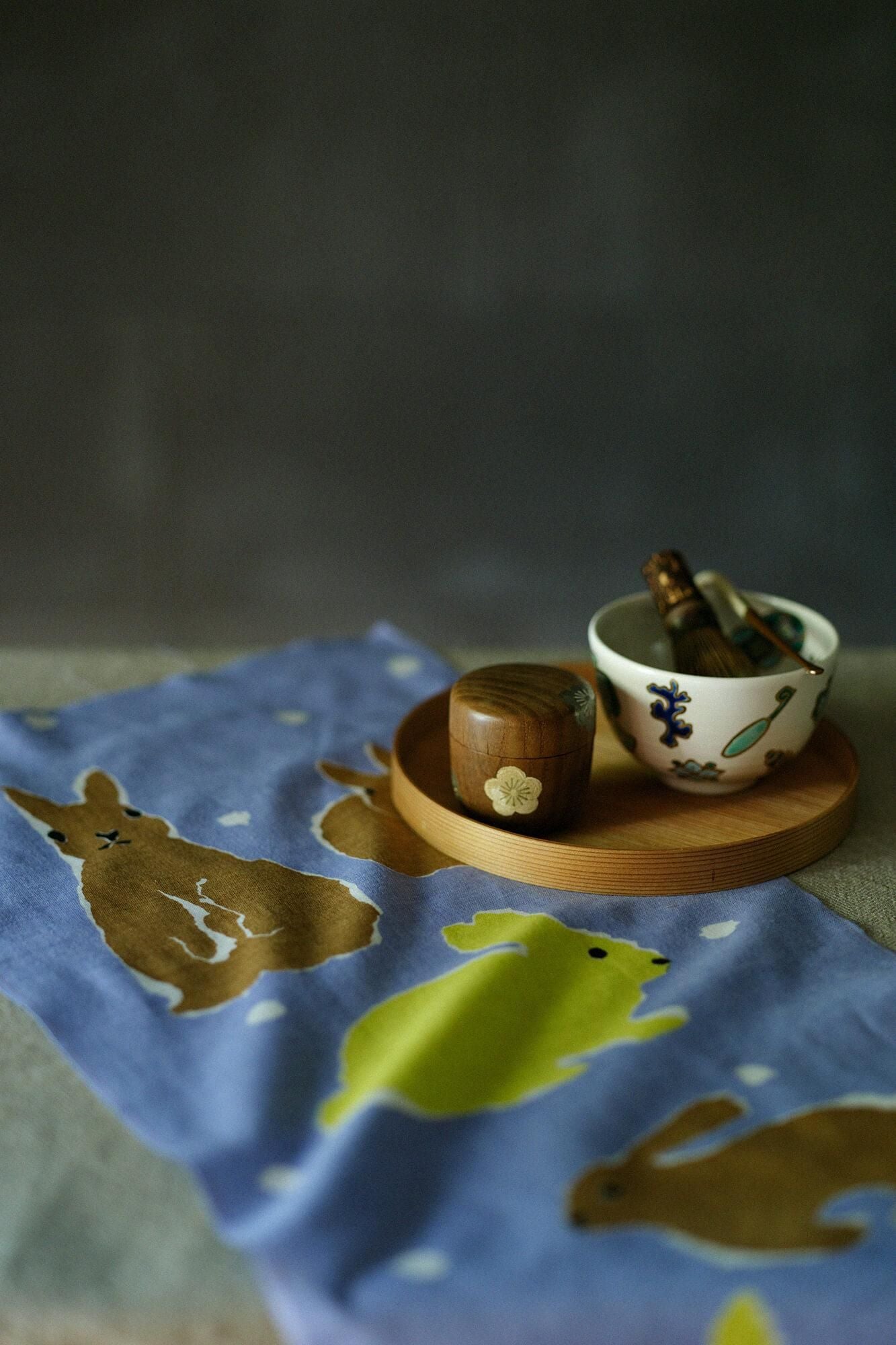 Isemomen Cotton Textile Handkerchief / Zodiac Handkerchief Rabbit 2023