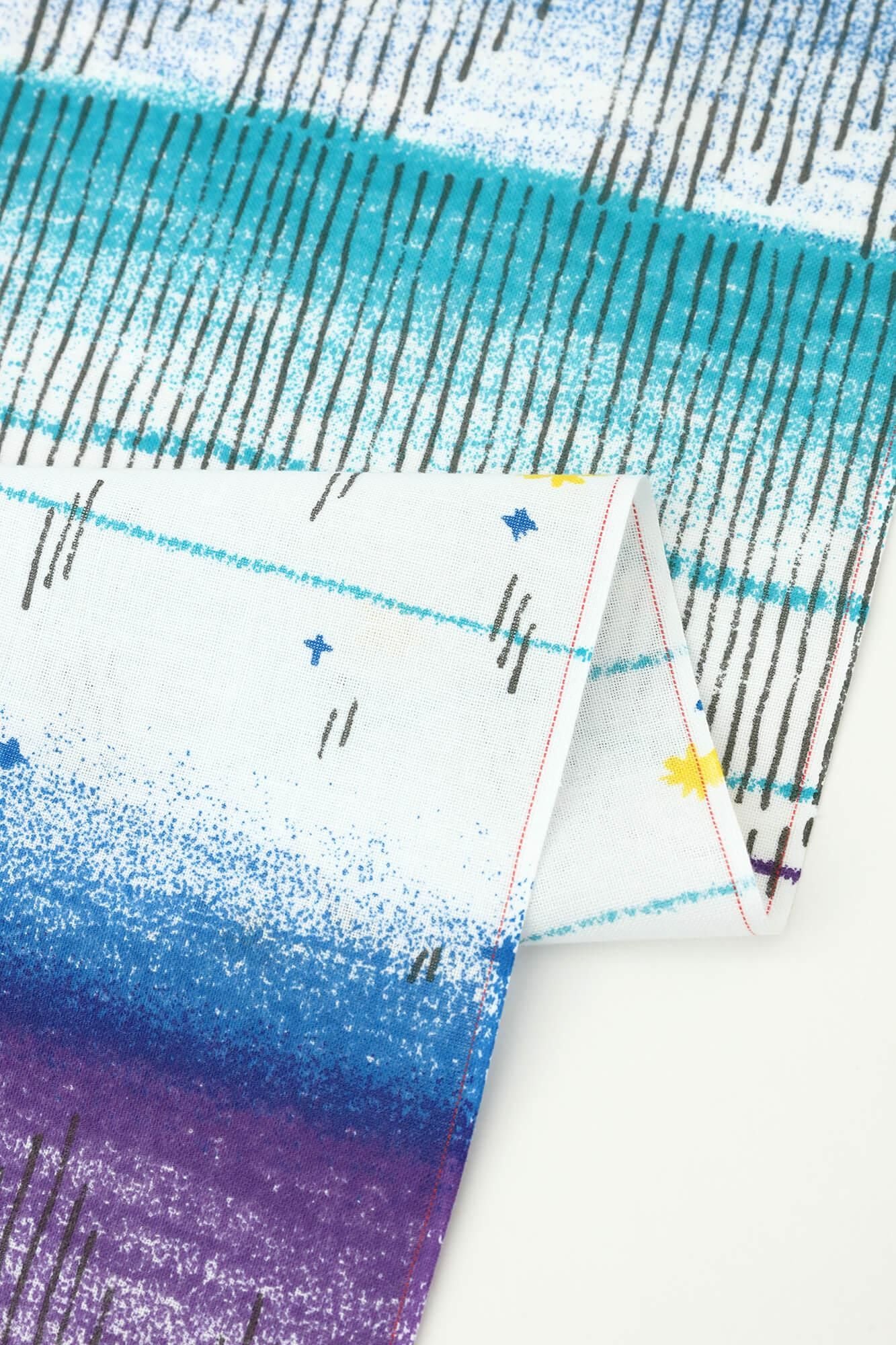 伊勢木綿 textile手ぬぐい/閉塞成冬(そらさむくふゆとなる)