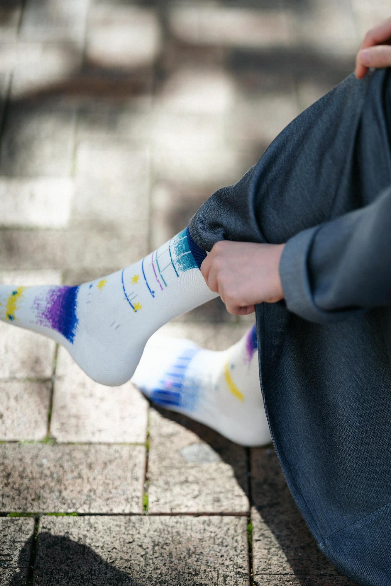 足袋下(普通丈)/閉塞成冬(そらさむくふゆとなる) 【男・女性用】