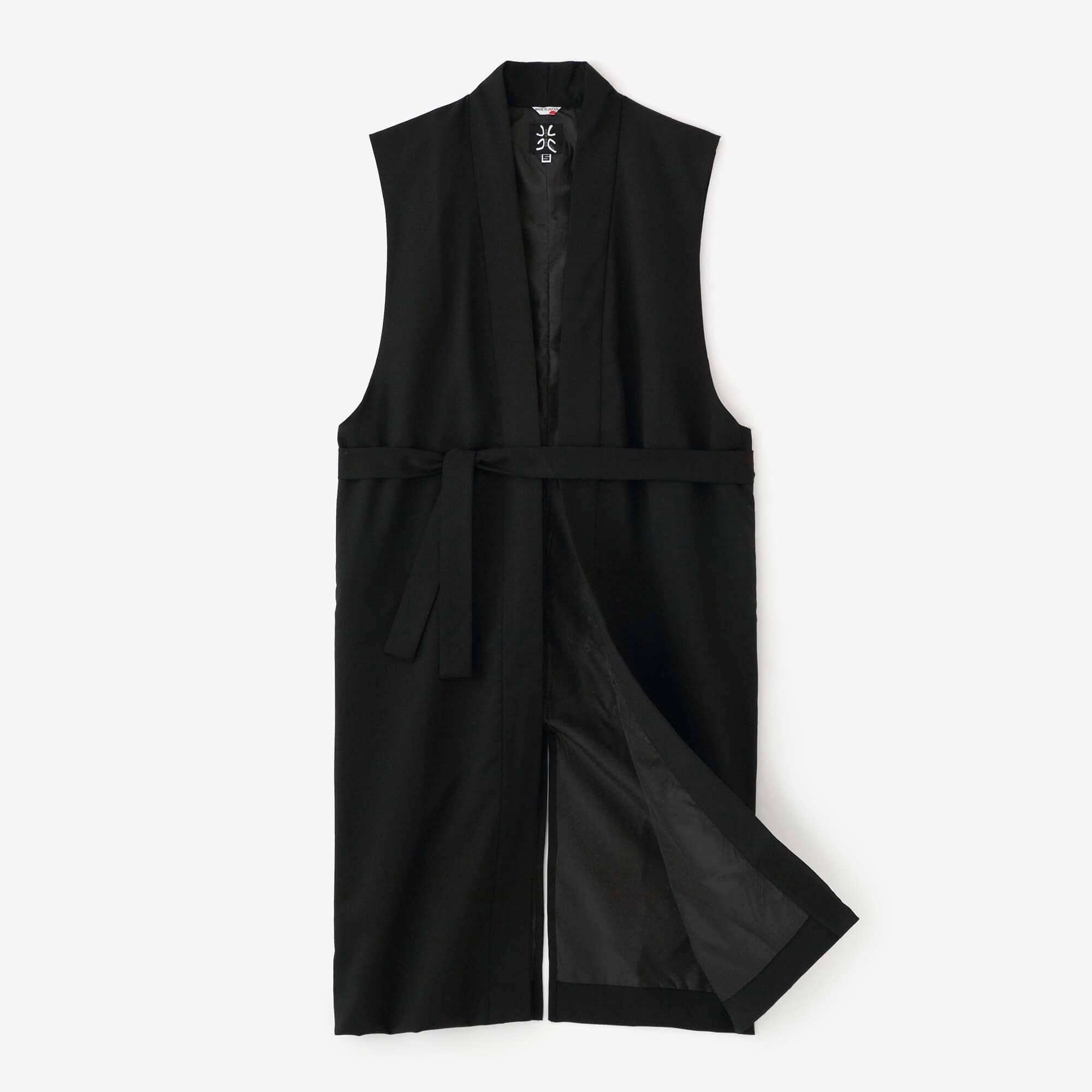 42双 梳毛(そもう) 長中衣(ながちゅうえ) 袷(あわせ)/濡羽色2(ぬればいろ)