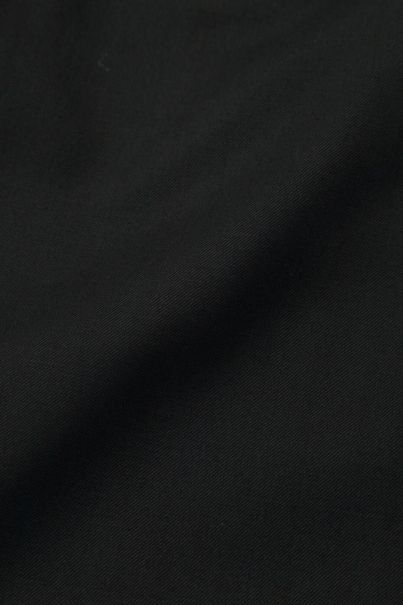 42雙線 梳毛 角袖風靡外套/黑色2