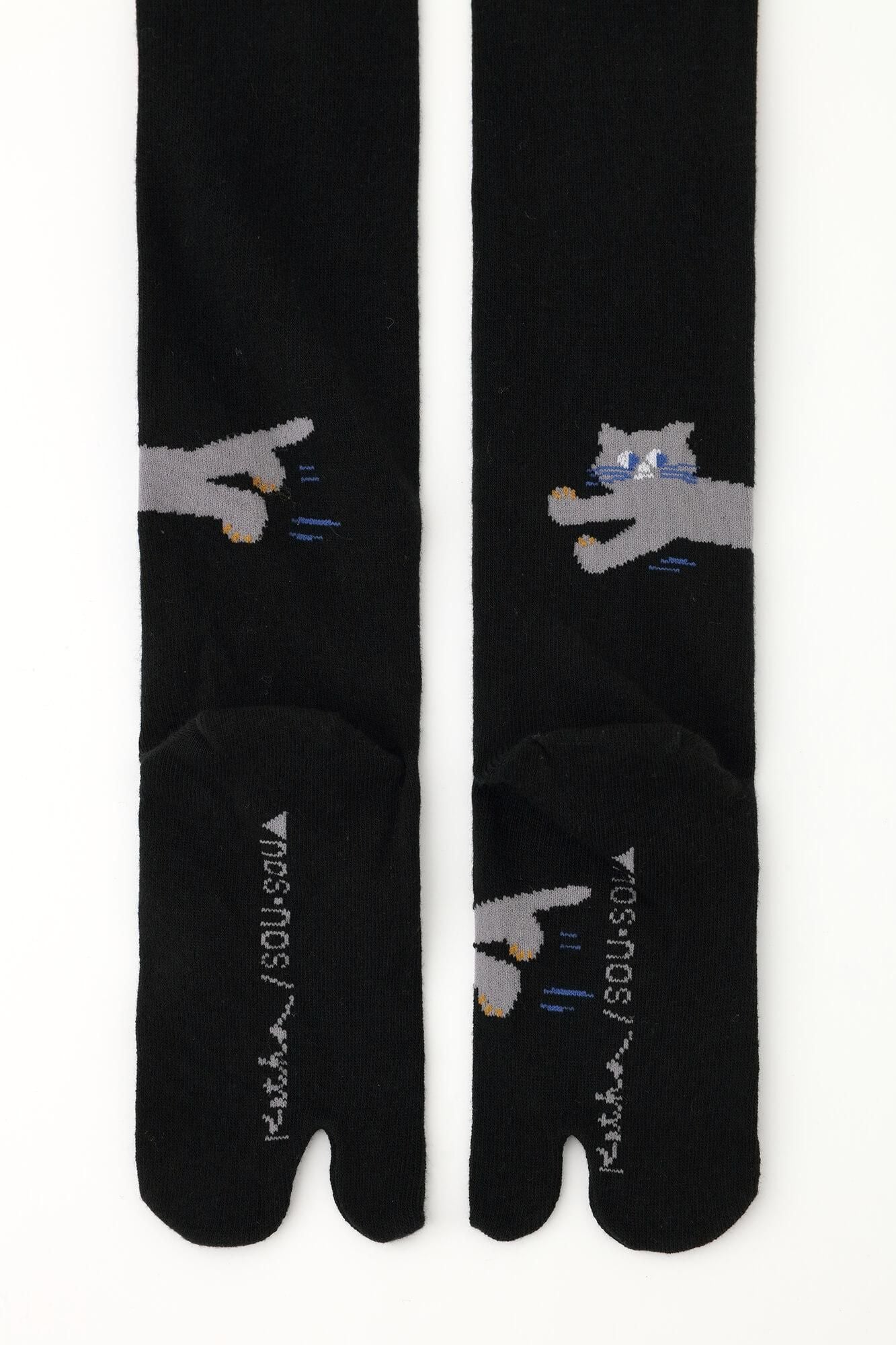 Tabi Tights/Cat Black