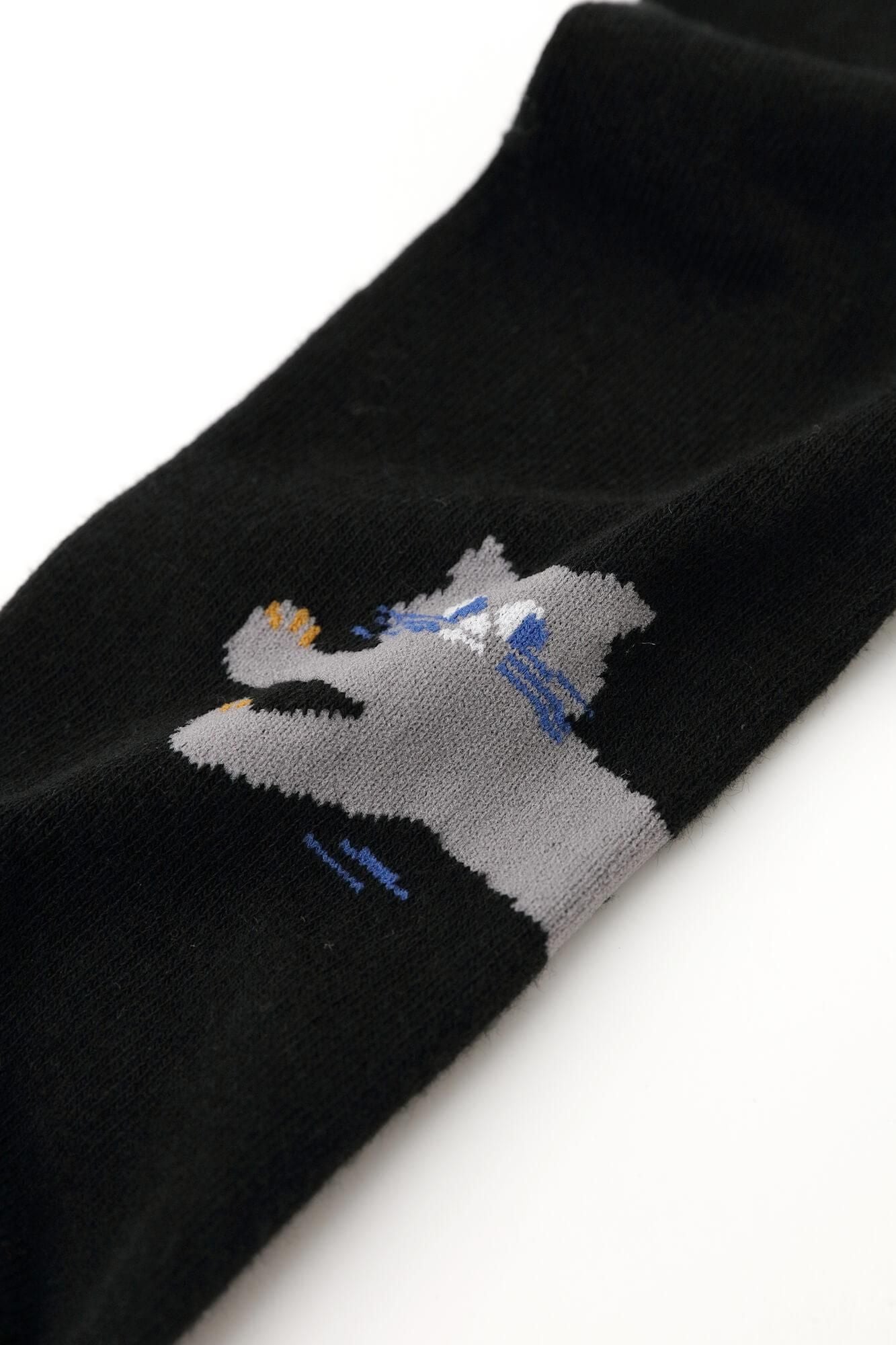 Tabi Tights/Cat Black