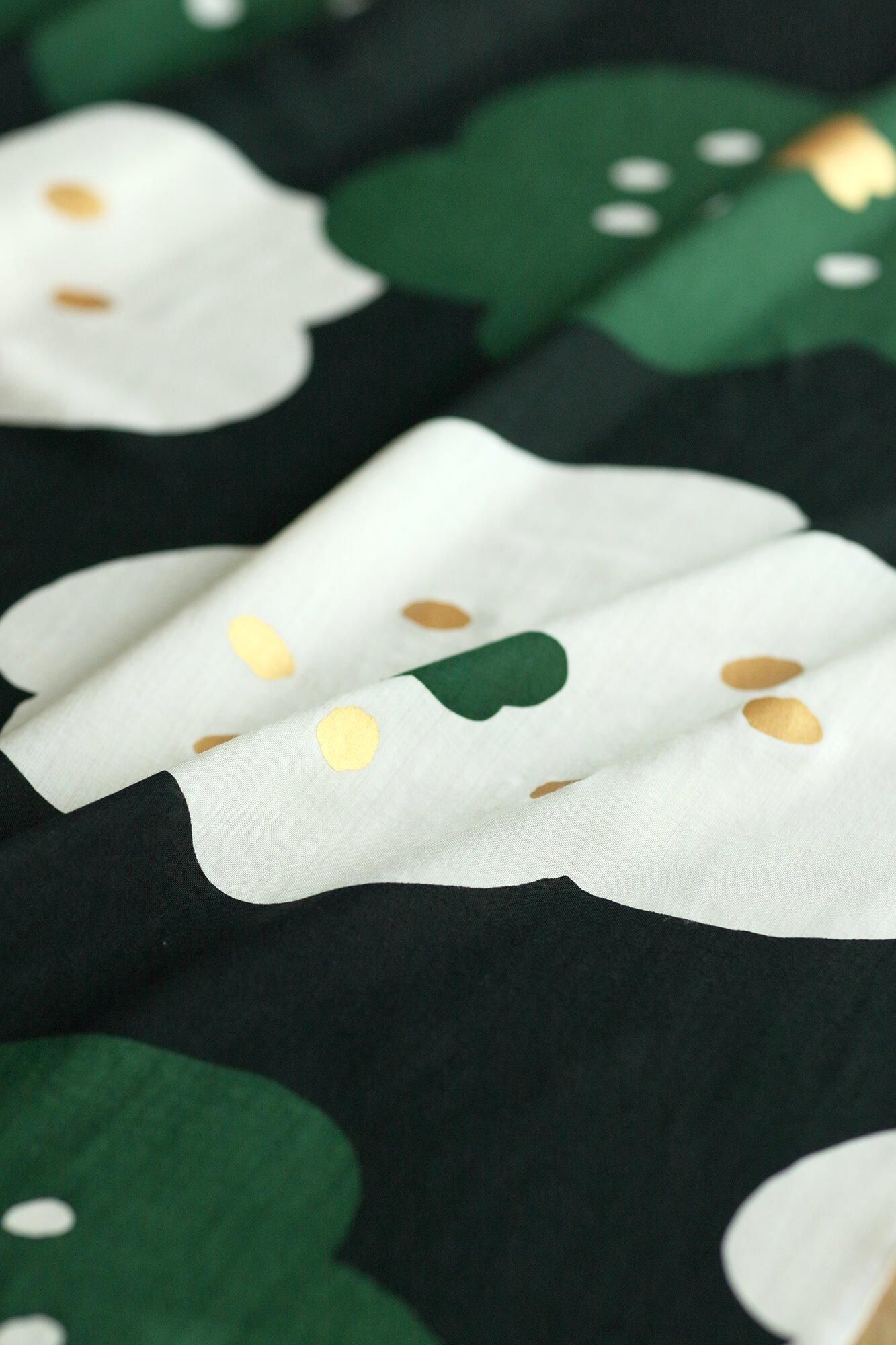 【40%OFF】Imperfect Fabric Sale<Muslin Wool>/Smile Black