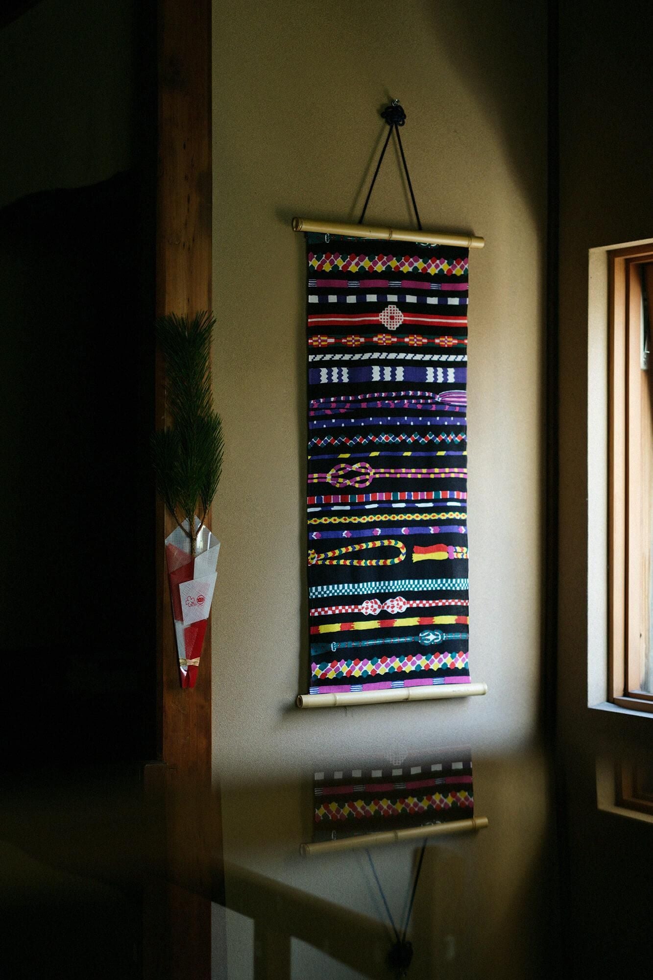 伊勢木綿 textile手ぬぐい/組ひも(くみひも)