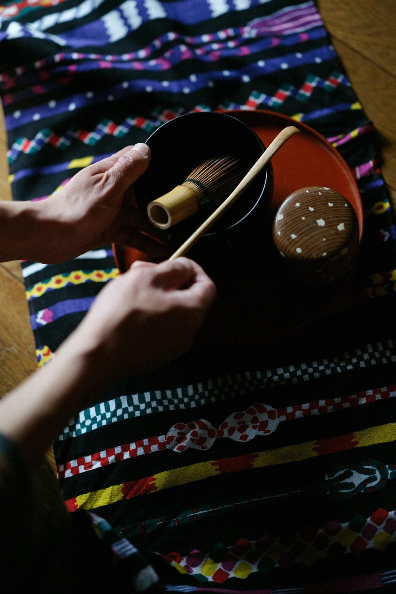 伊勢木綿 textile手ぬぐい/組ひも(くみひも)