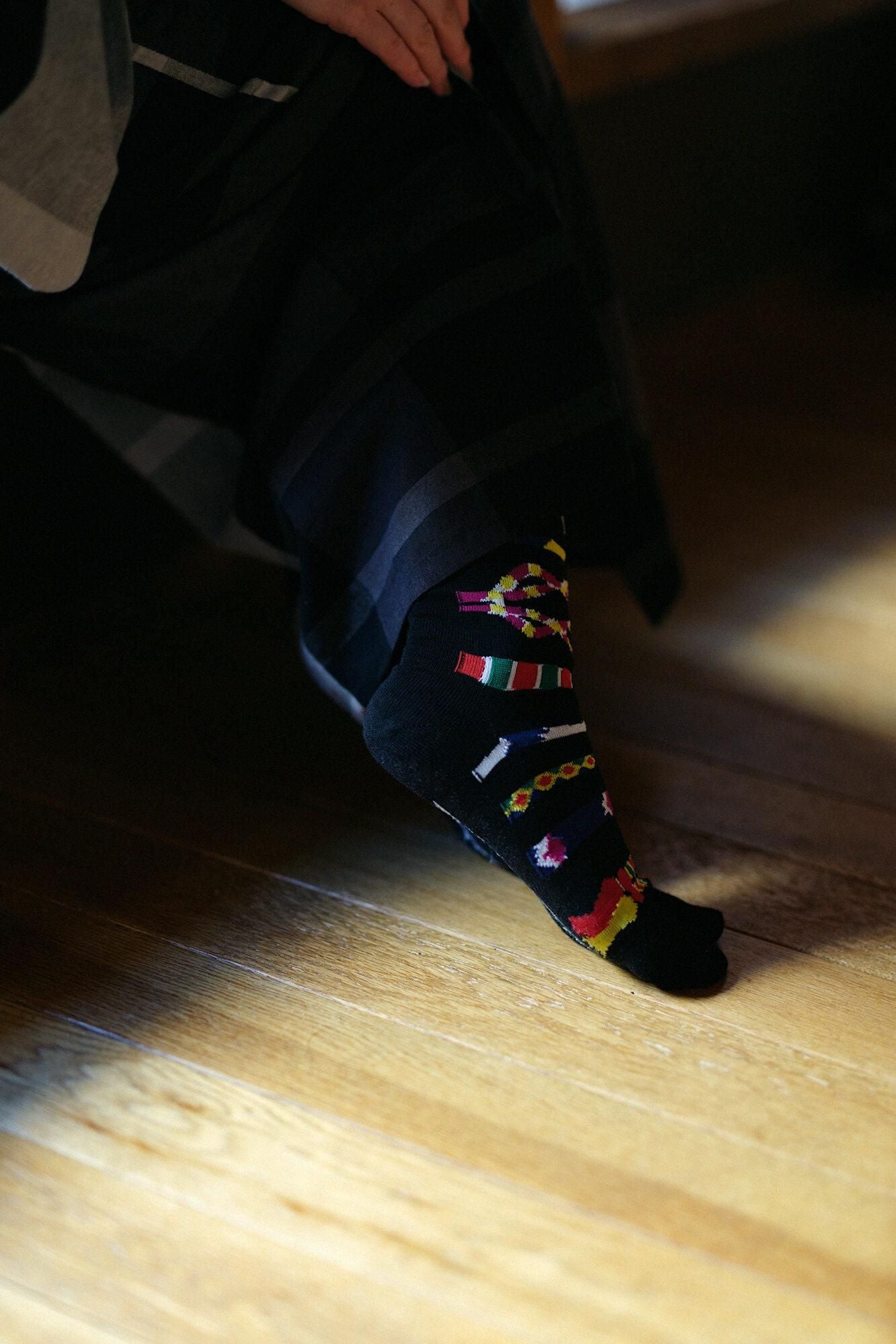 分趾襪(普通長度)/編繩【男・女性用】