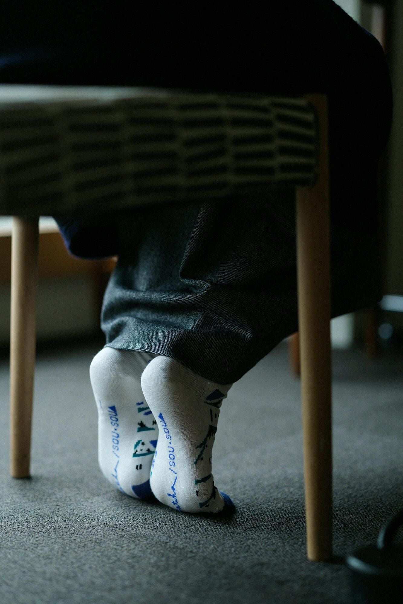 Tabi Socks (Mid-calf)/Castle Tower【Men・Women】