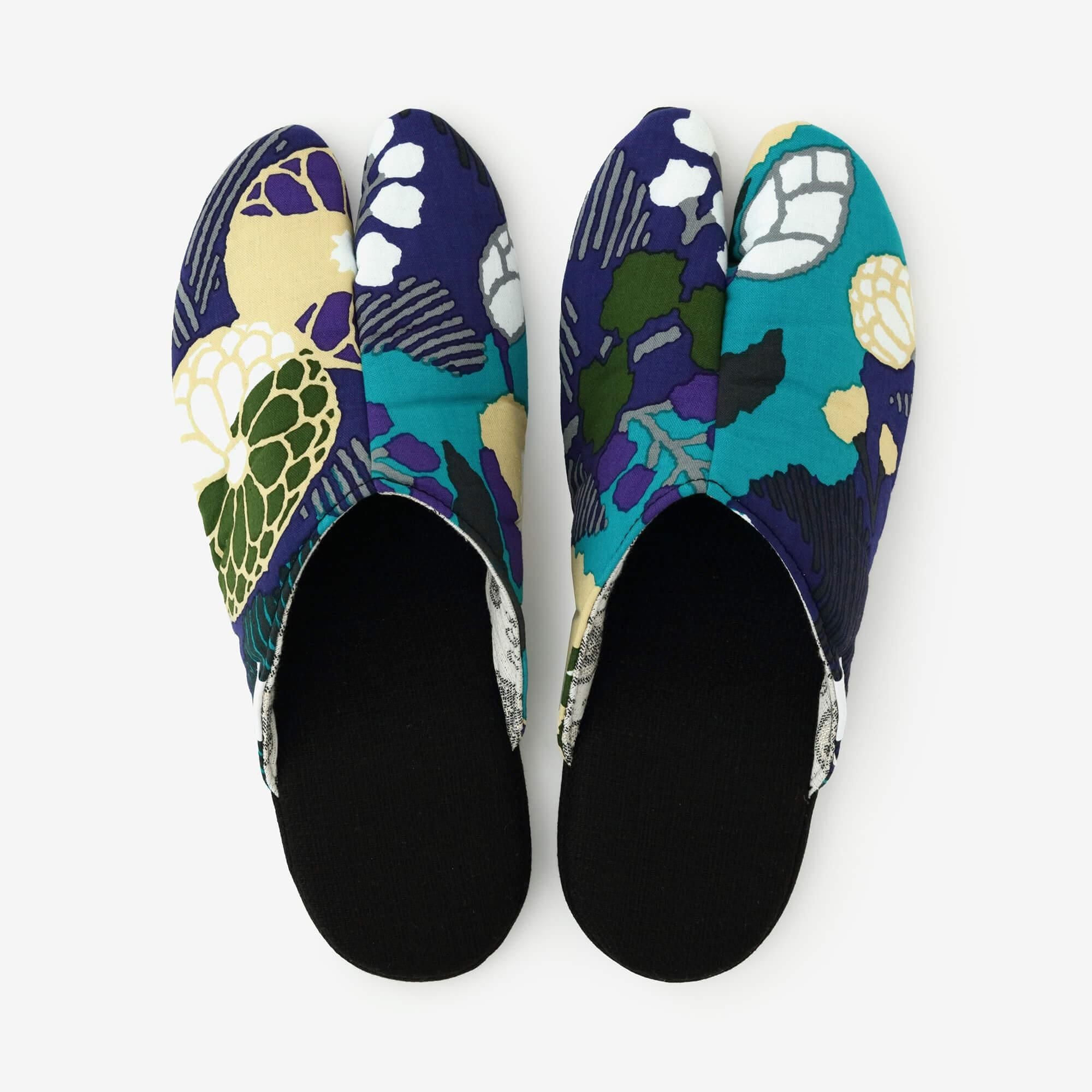 窄版室內分趾拖鞋/風雅