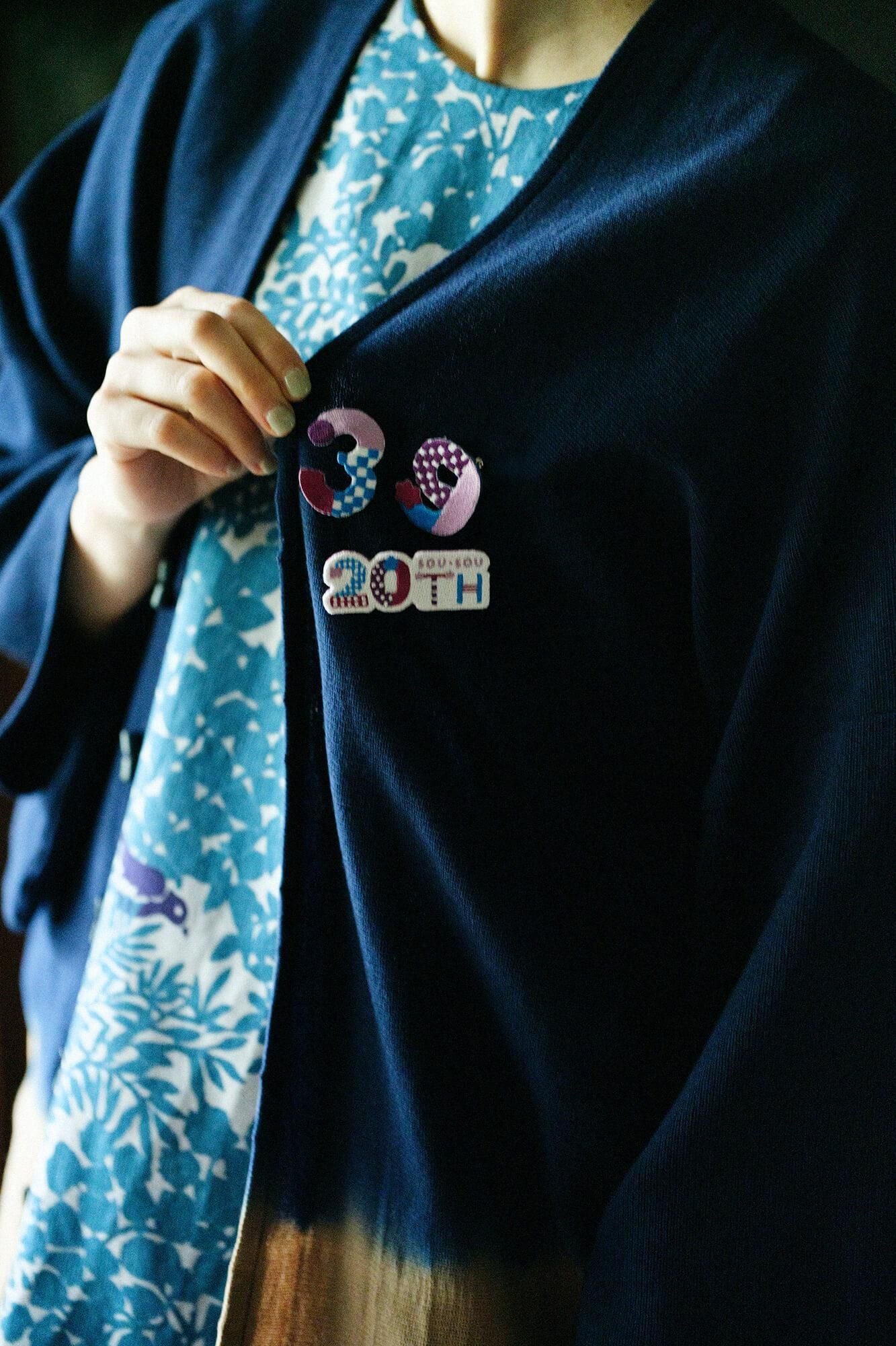 SOU・SOU 20 주년 자수 브로치(Shukazari)/SO-SU-U 헤어 9