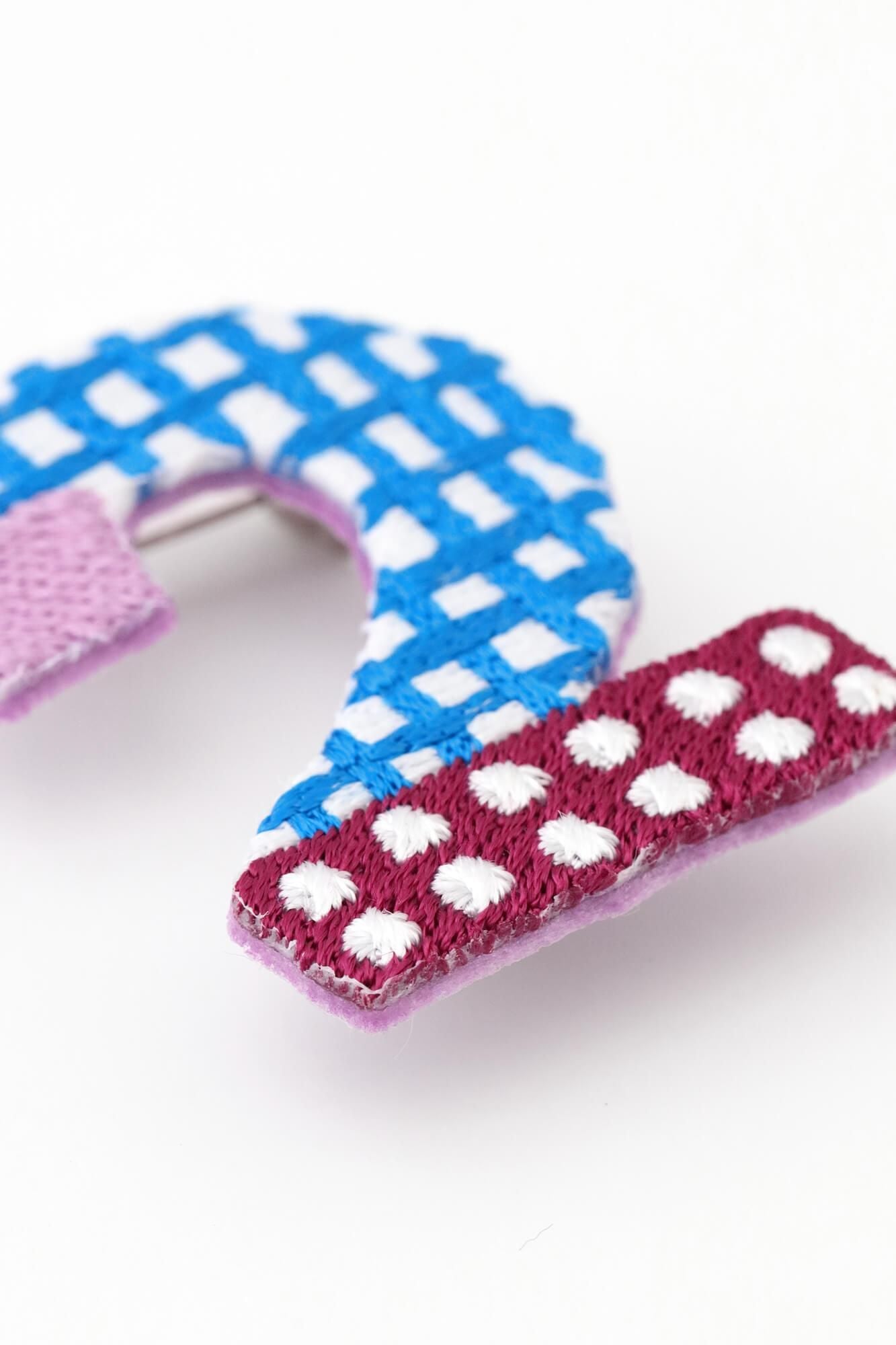 SOU・SOU 20 주년 자수 브로치(Shukazari)/SO-SU-U 헤어 2