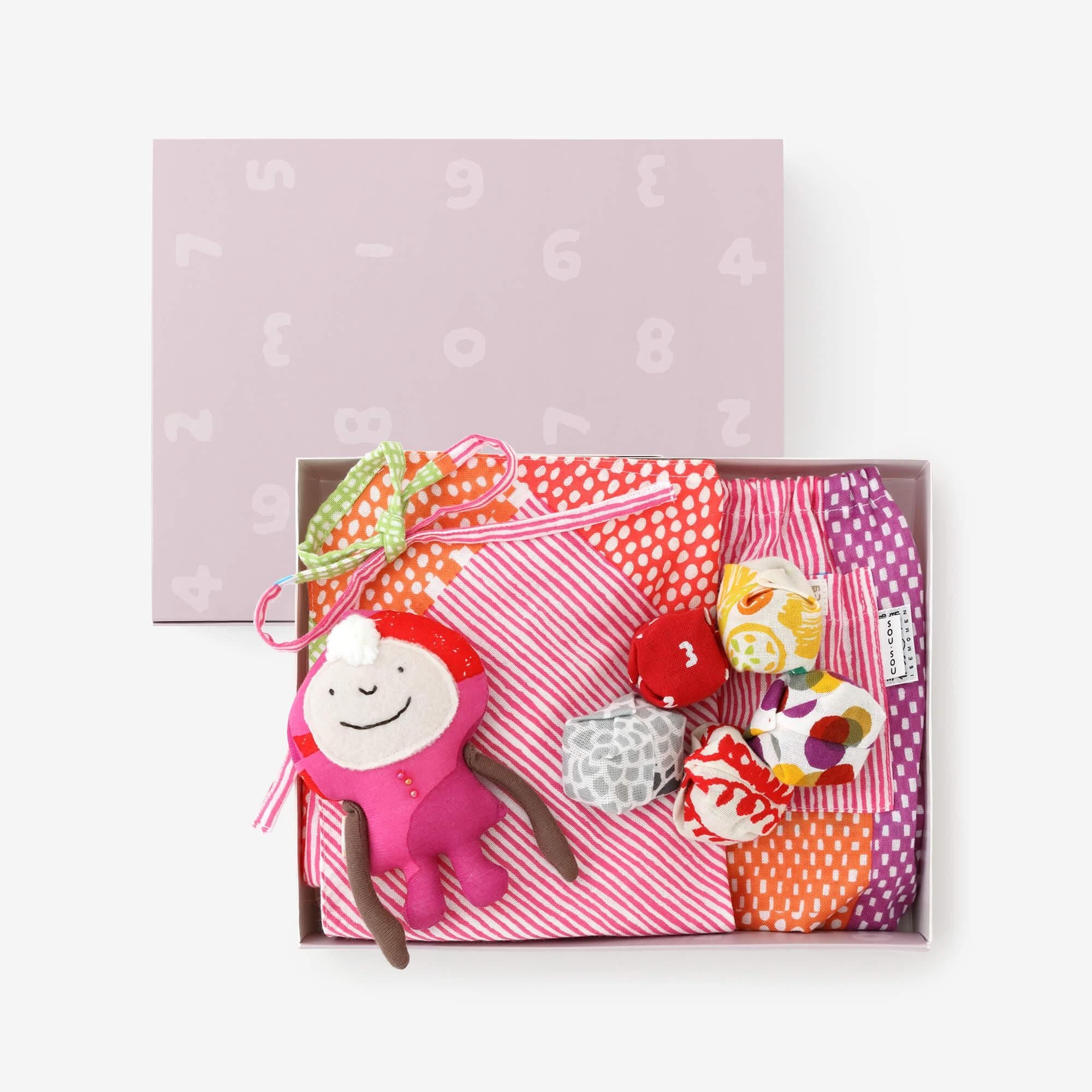 ●【With gift box】Baby KintarouSet/Lines and Dots Miyabi