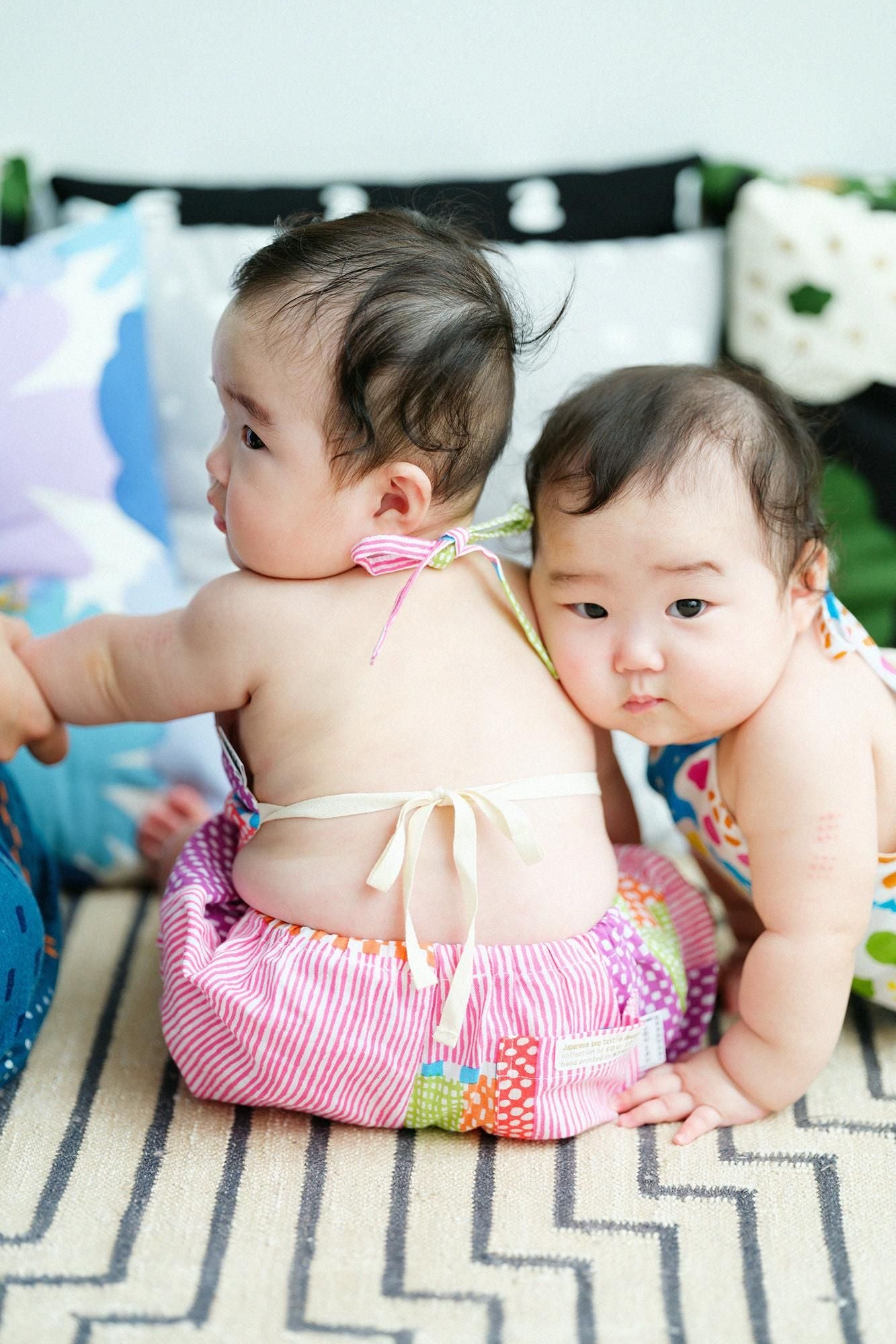 ●【With gift box】Baby KintarouSet/Lines and Dots Miyabi