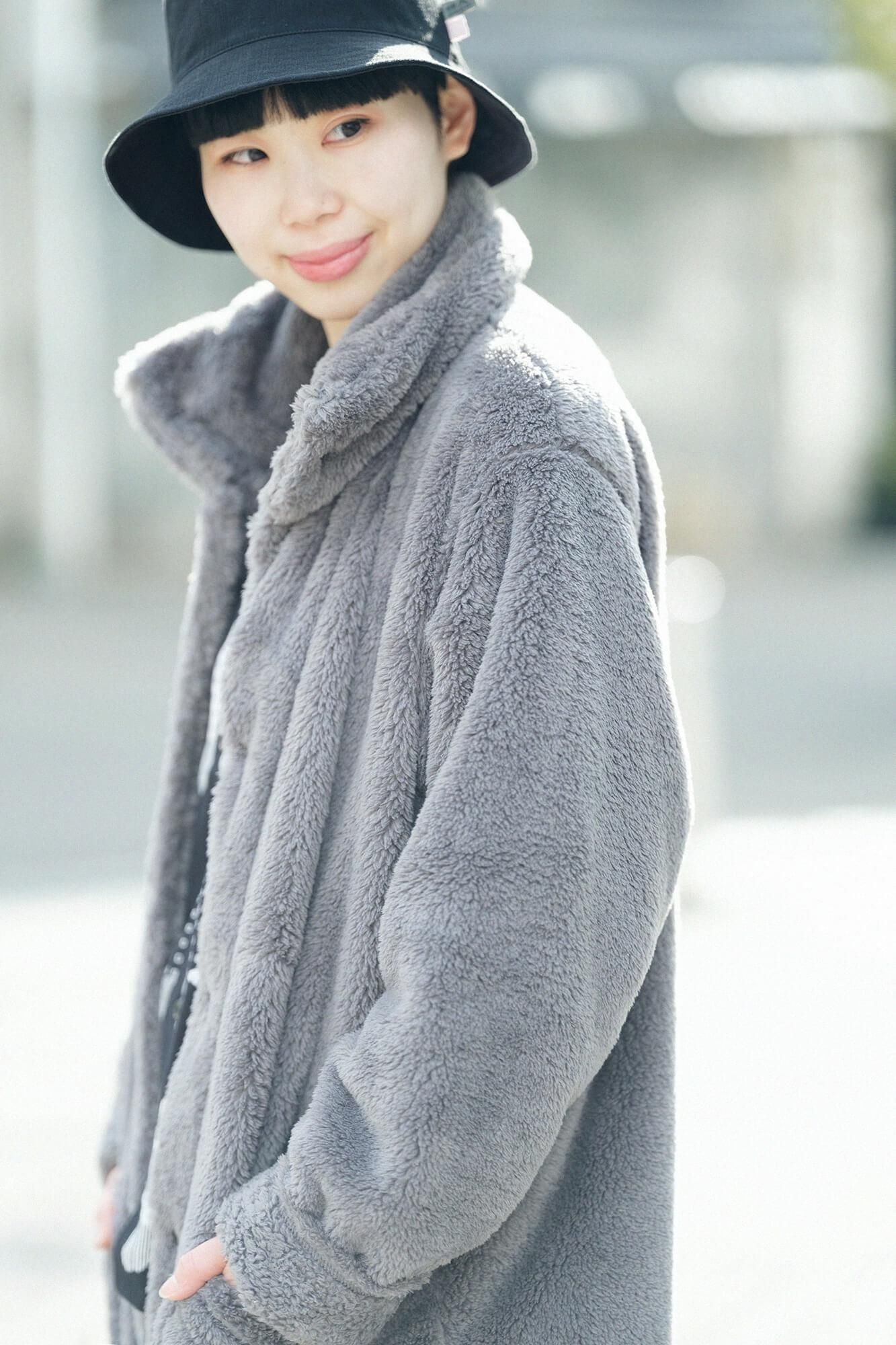 【Pre-order】Boa Robe/Grey(※Scheduled to be shipped around Dec 9)