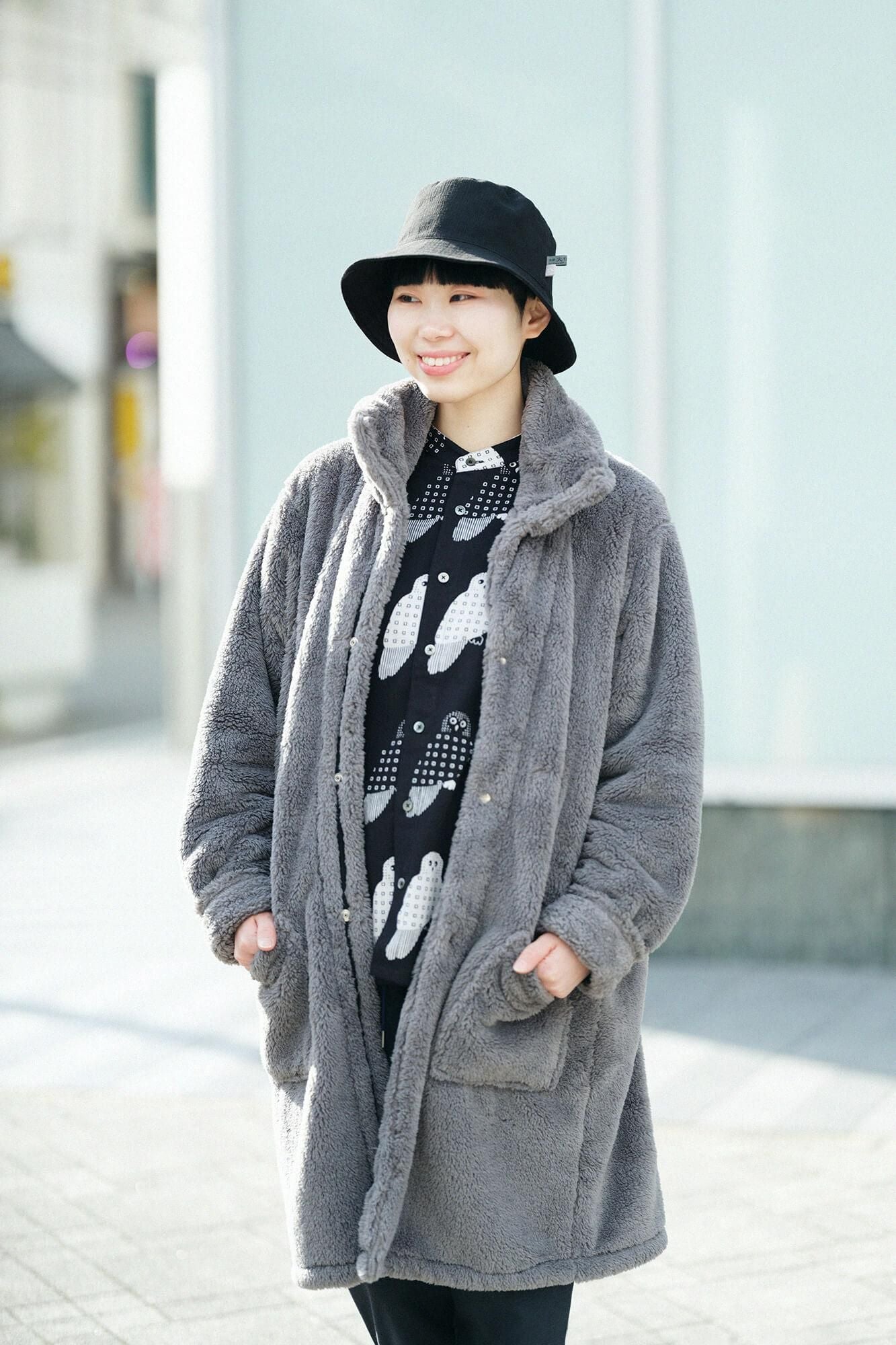 【Pre-order】Boa Robe/Grey(※Scheduled to be shipped around Dec 9)