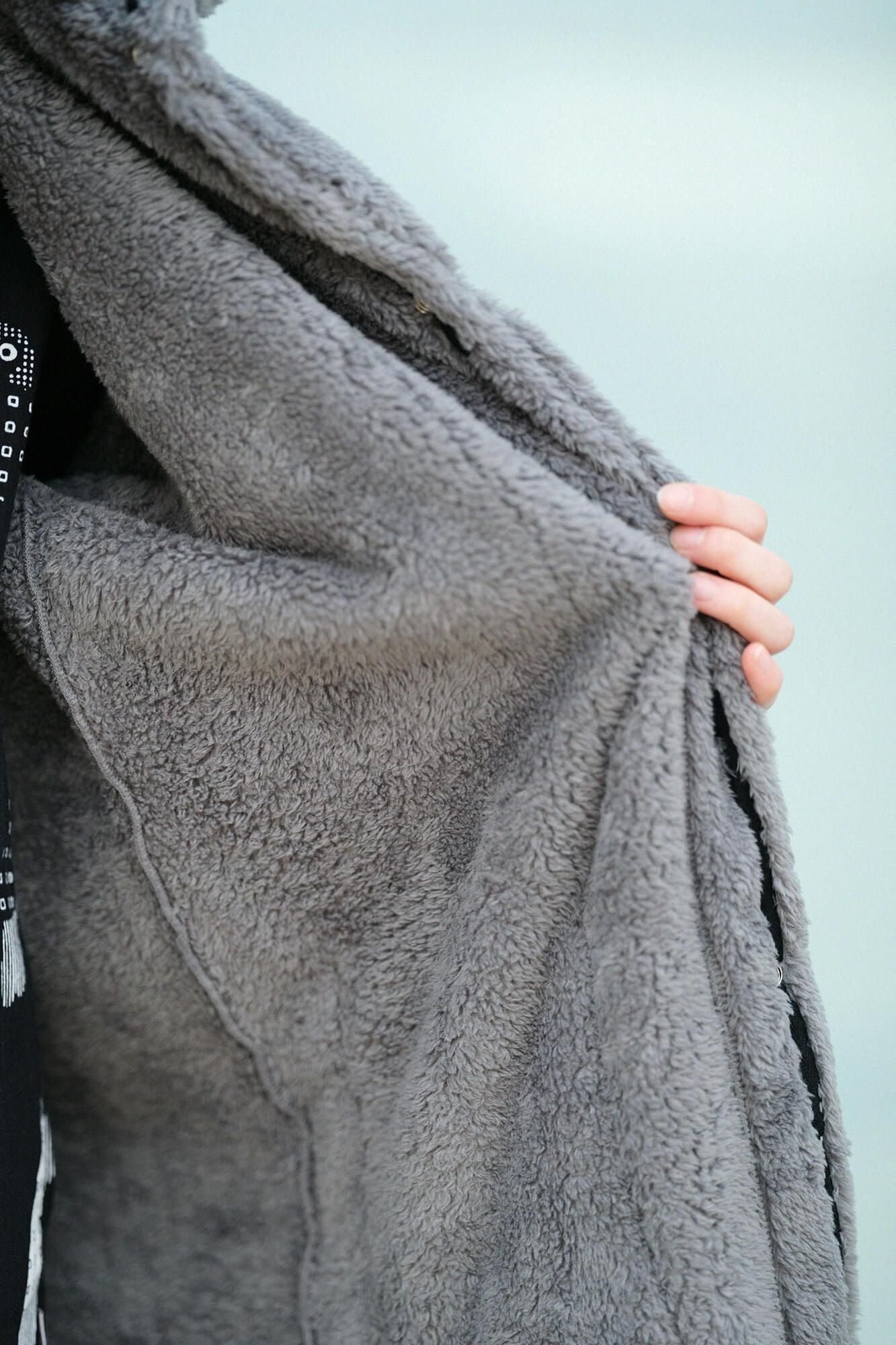 【Pre-order】Boa Robe/Grey(※Scheduled to be shipped around Dec 9)