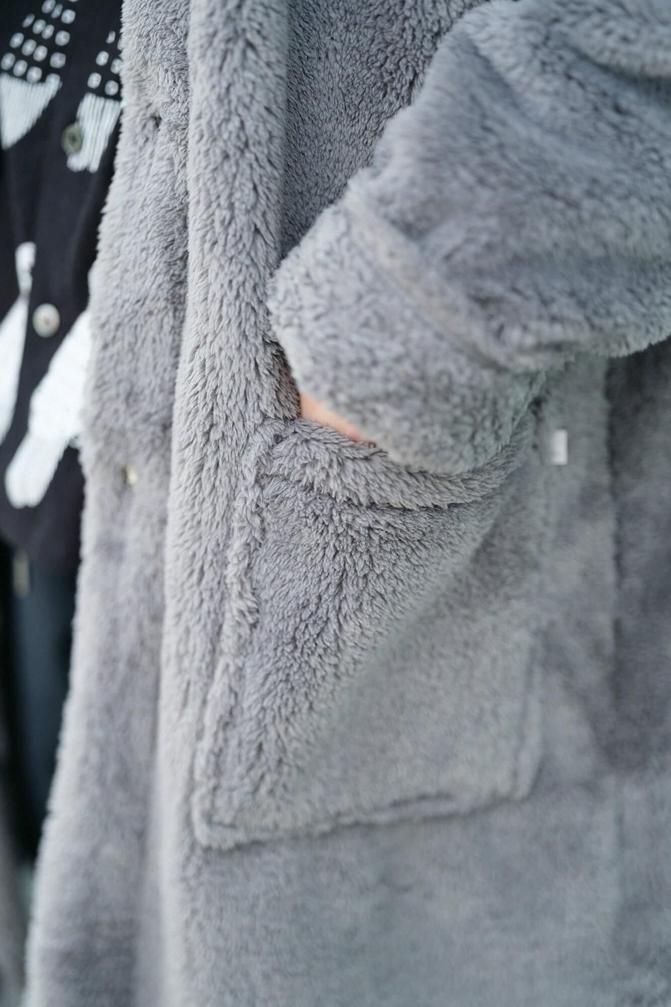 【Pre-order】Boa Robe/Grey(※Scheduled to be shipped around Dec 9)