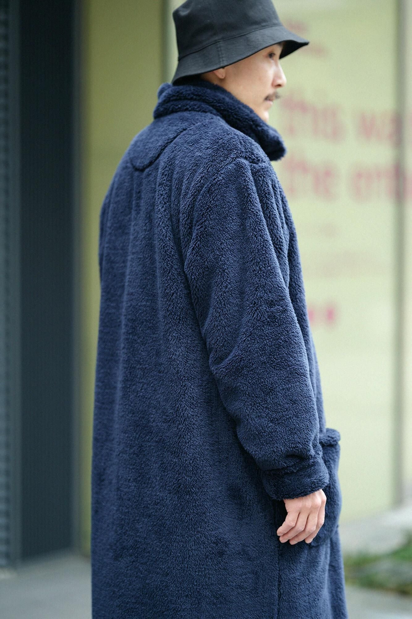 【net limited】Boa Robe / Dark Blue