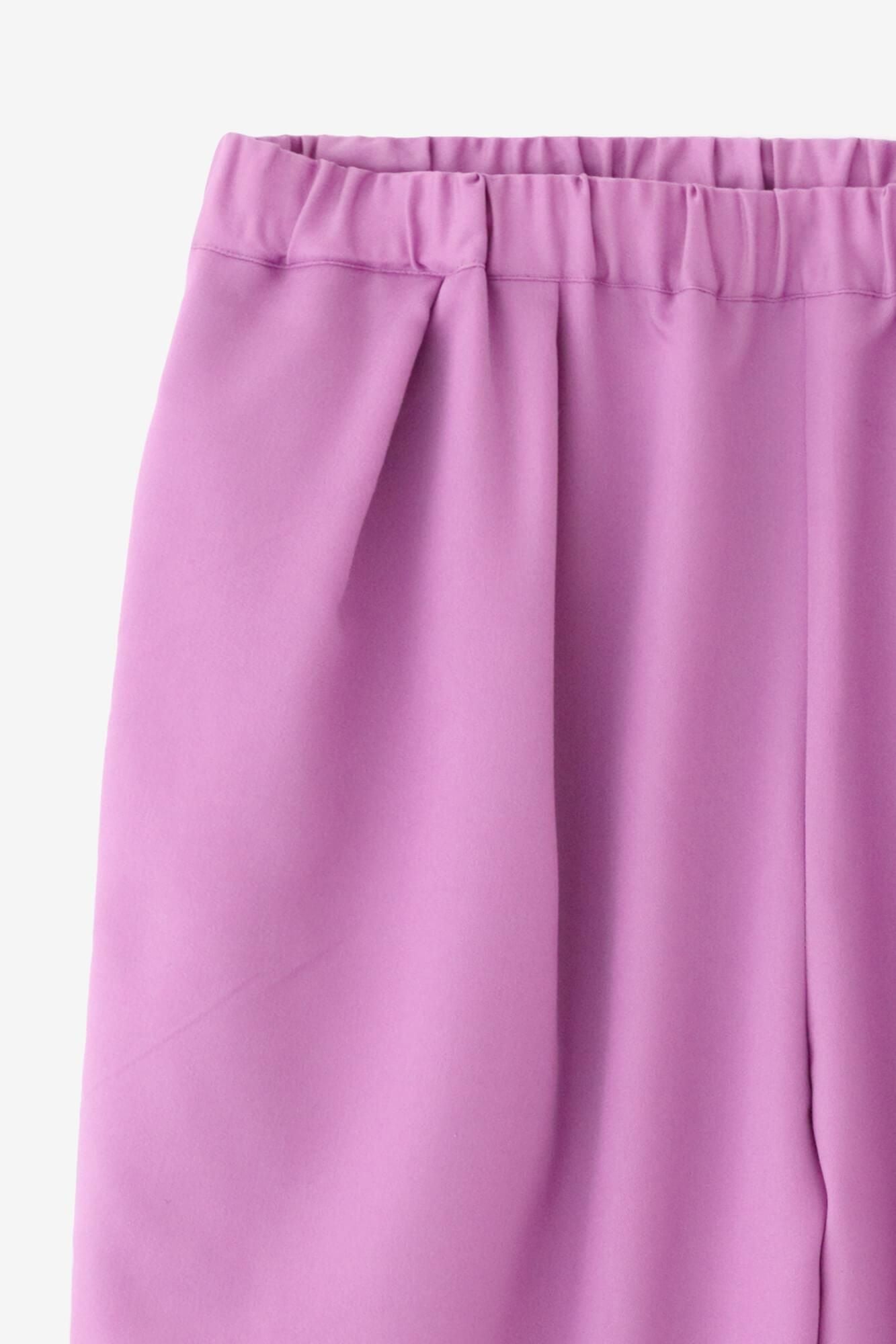 【net限定30%OFF】伸(しん) テンセル 二ノ襞(にのひだ) 細もんぺ/若紫(わかむらさき)