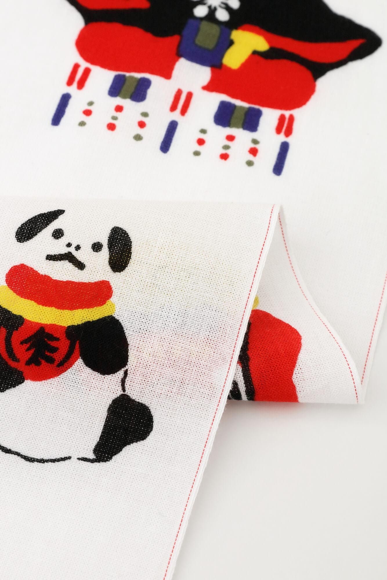 Isemomen Cotton Textile Handkerchief / Clay Doll