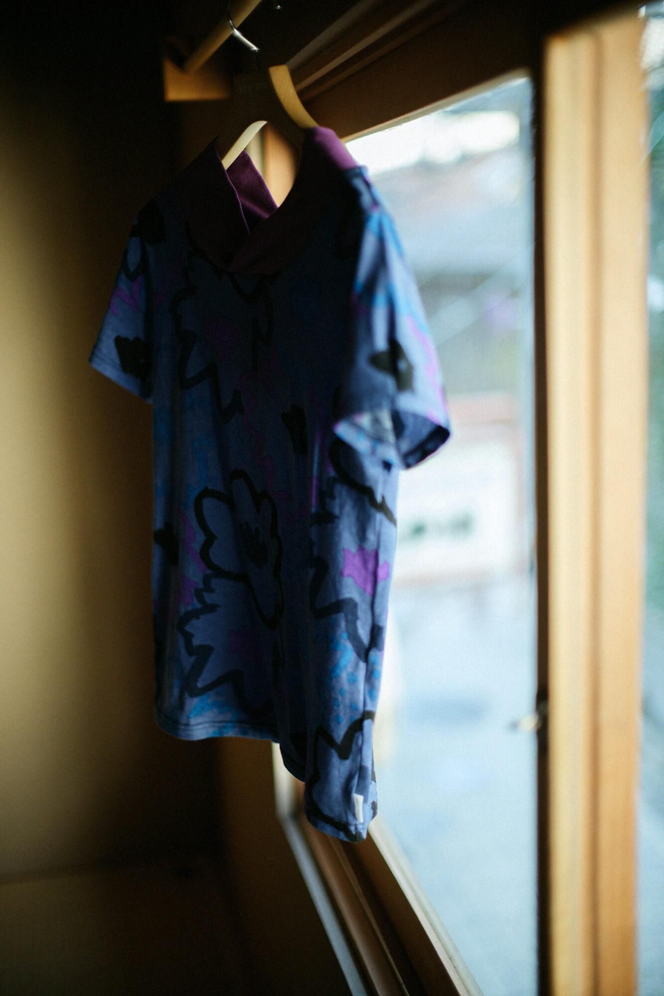 和服領短袖上衣/滿溢