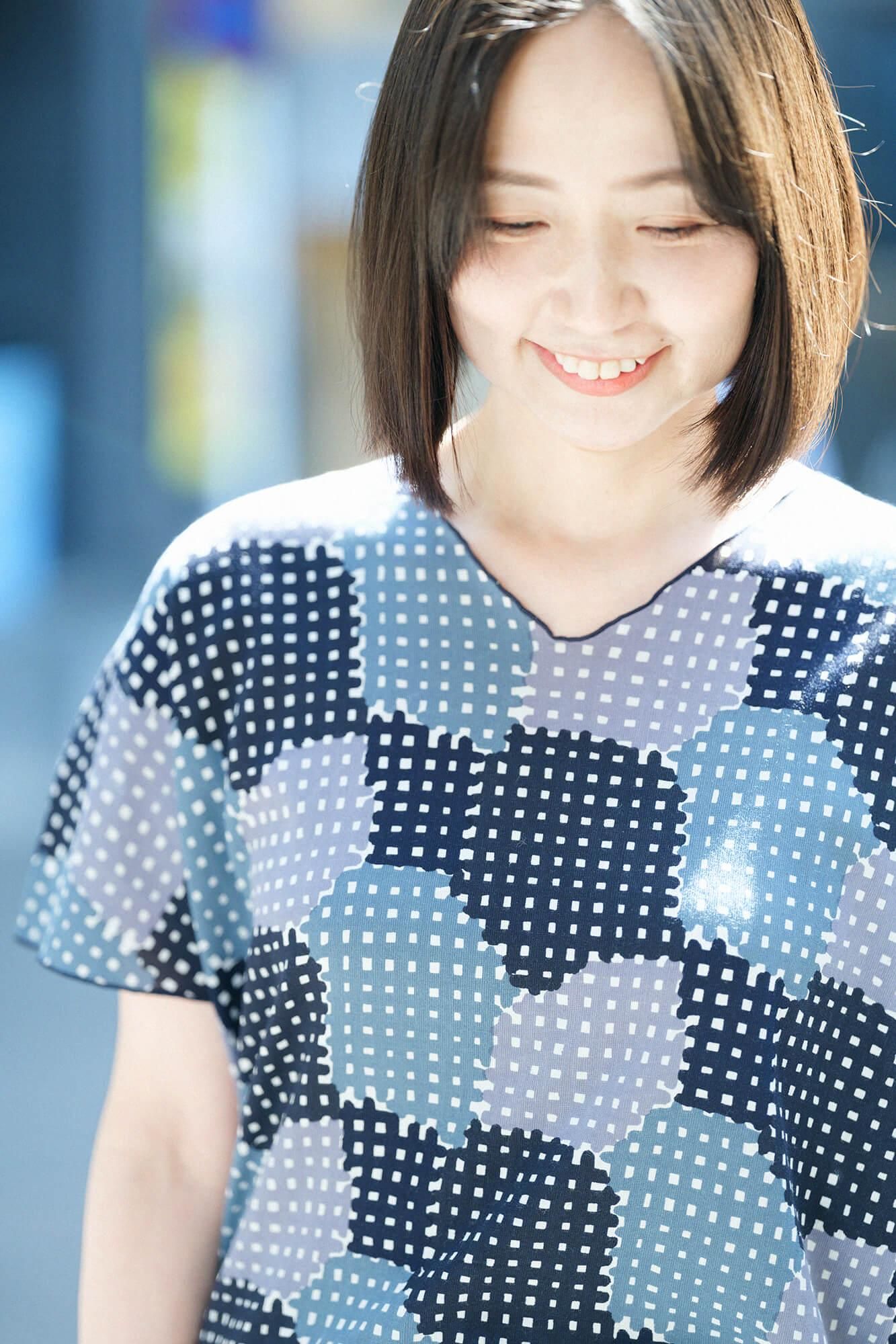 高島縮棉 40/40 短袖上衣/聚集