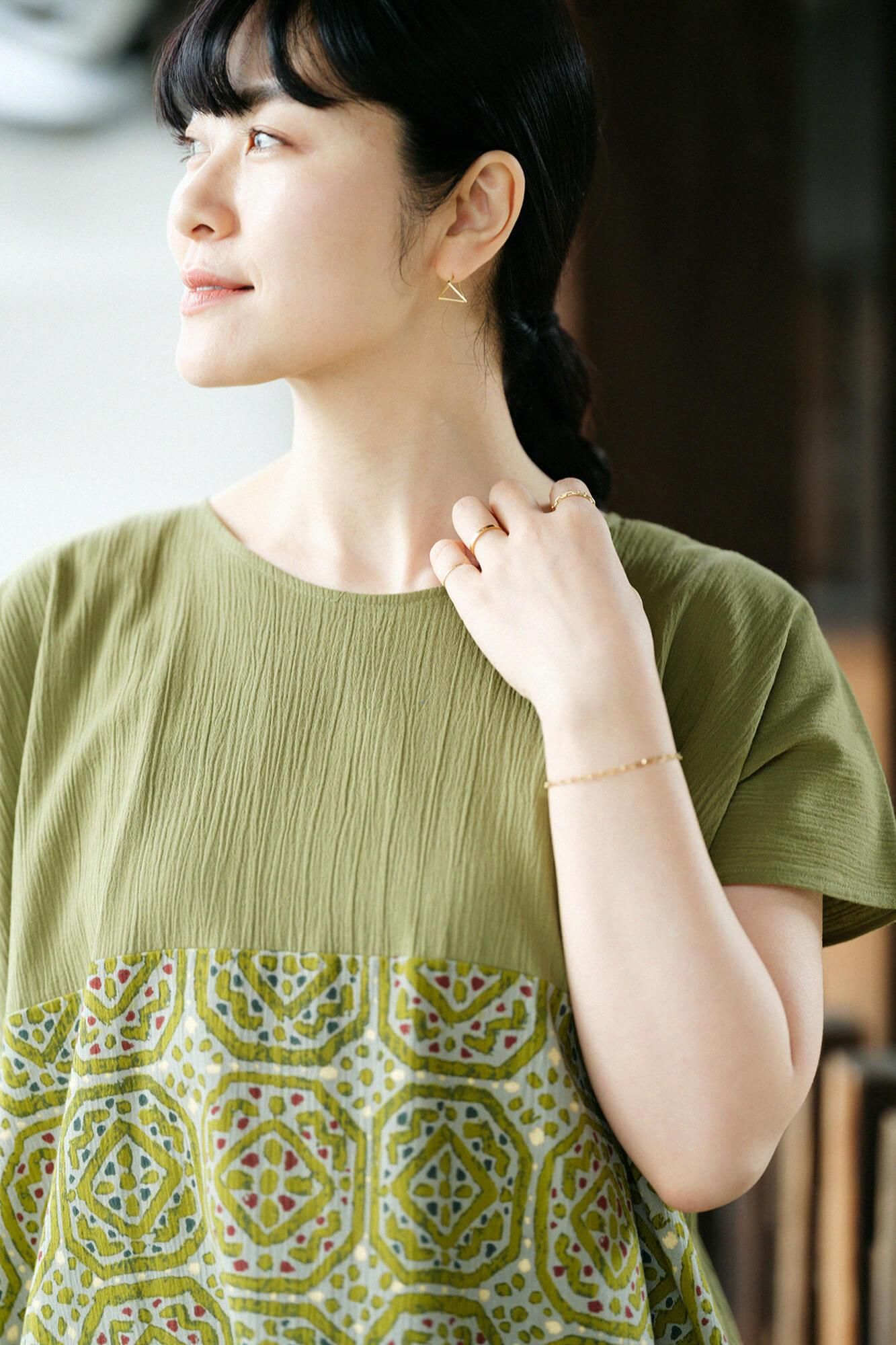 Takashima Shui 20/20矩形服装(Chohokei)组(kumi)下摆图案(susomonyo) / uguisunezu x陶瓷板