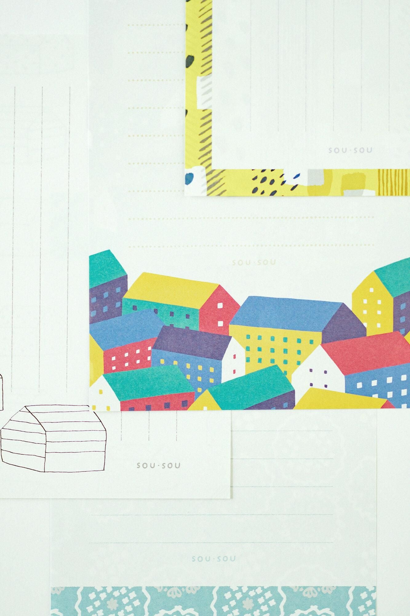 SOU・SOU 100枚綴りの便せん