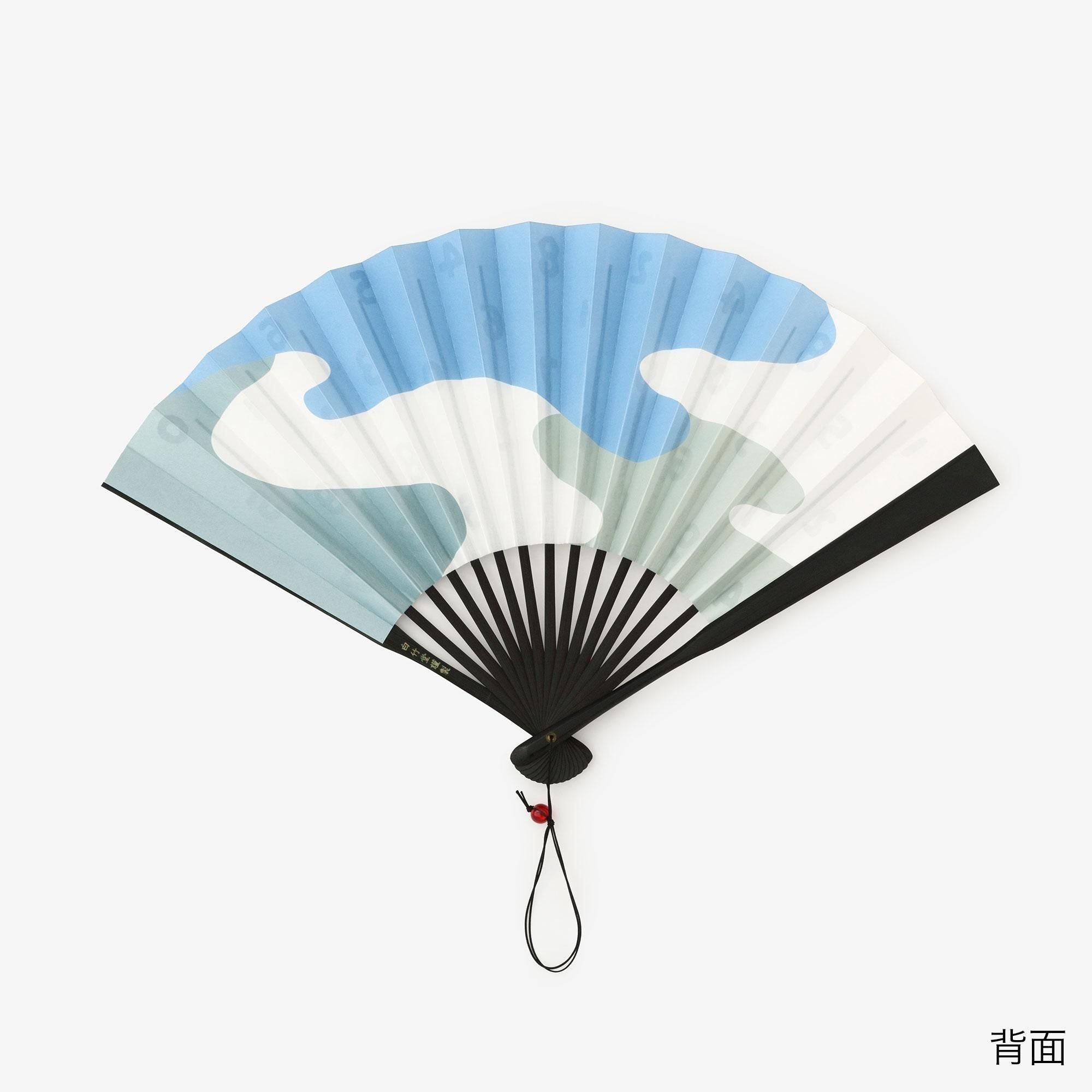 SOU・SOU×白竹堂京折扇/ SO-SU-U十數 白色