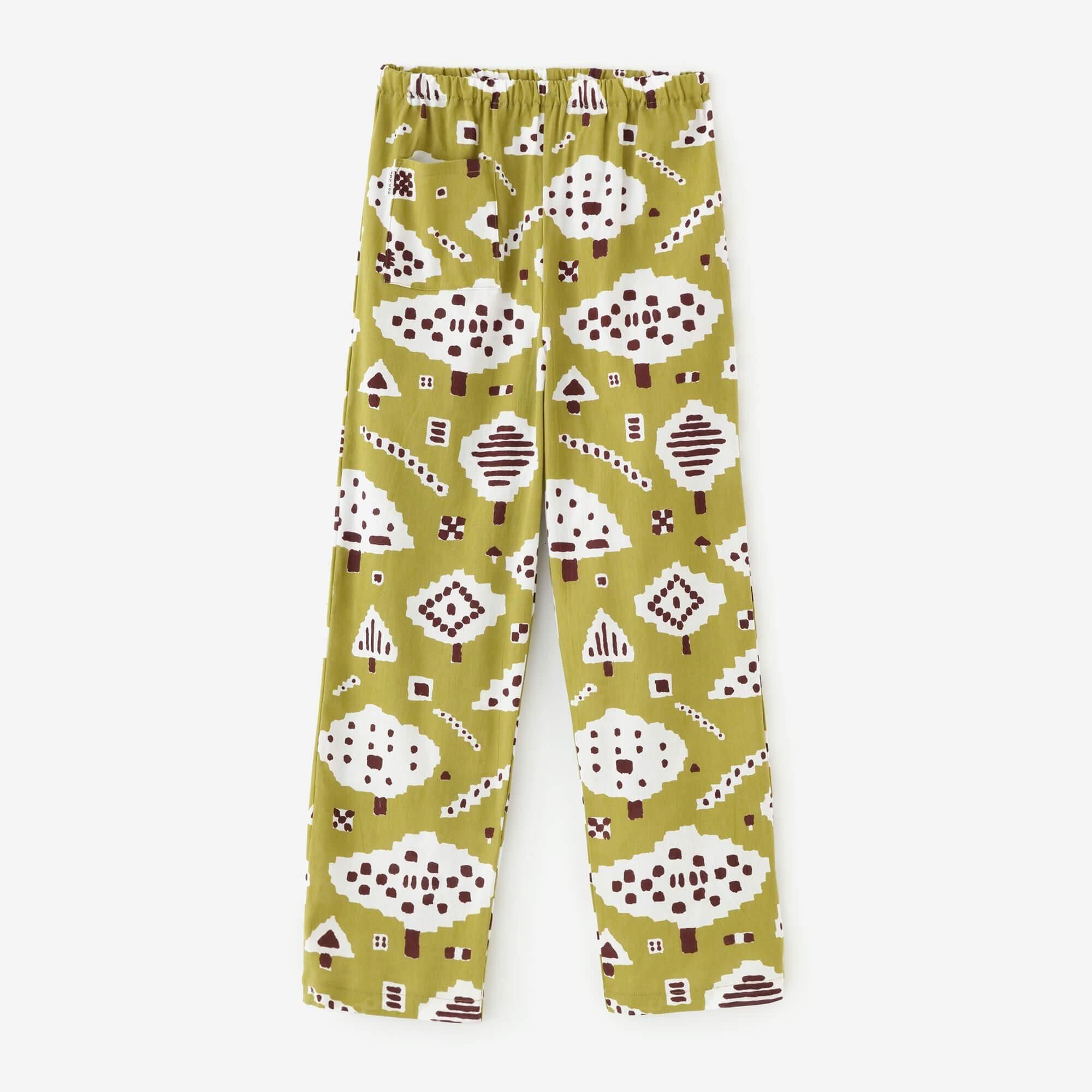 Chizimi Cotton 40/40 Skinny Pants / Park