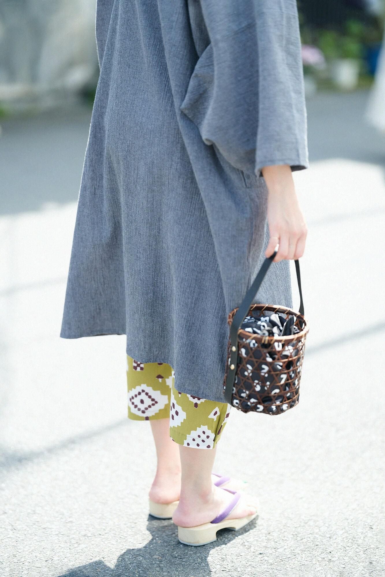 Chizimi Cotton 40/40 Skinny Pants / Park