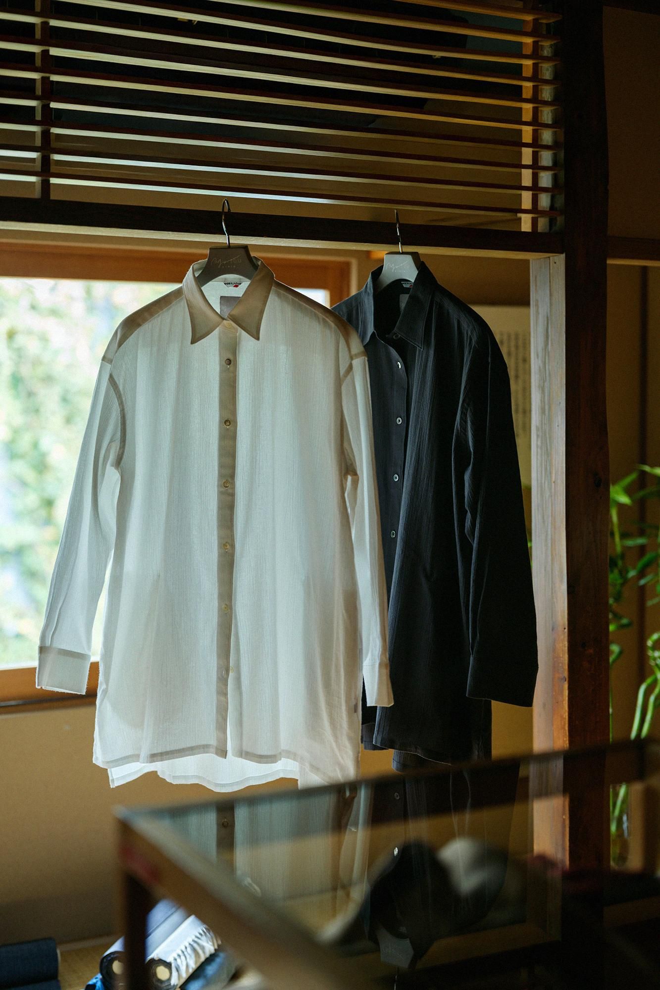 타카시마치지미 20/20 그란 튜닉셔츠/ 흰색