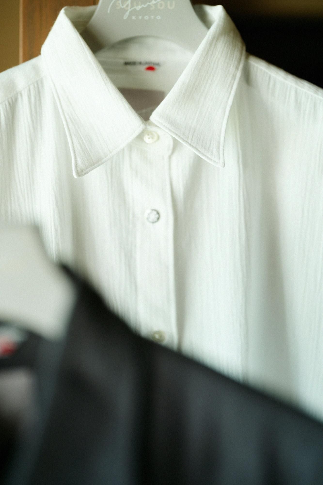 타카시마치지미 20/20 그란 튜닉셔츠/ 흰색