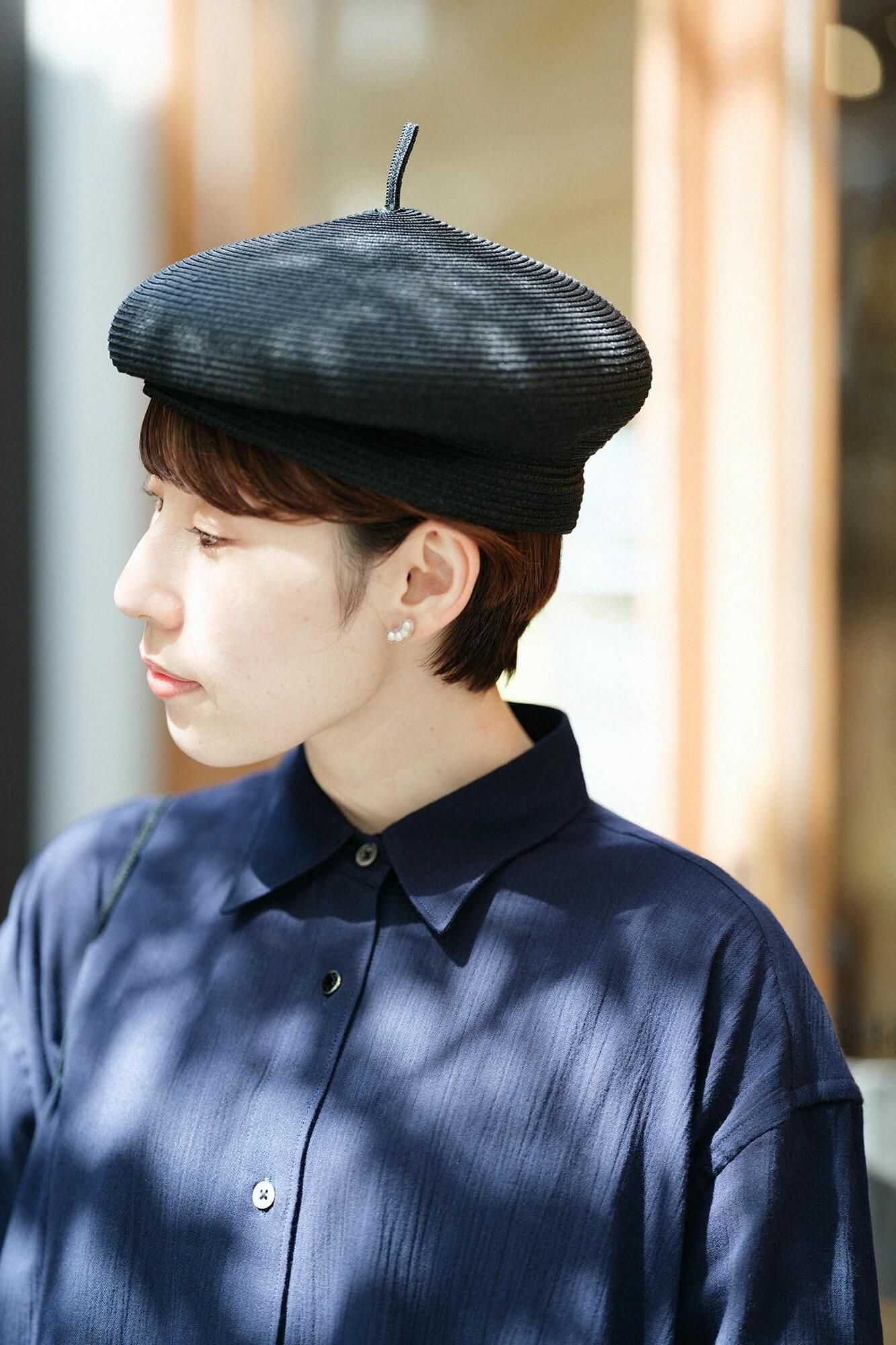 타카시마치지미 20/20 그란 튜닉셔츠/남색