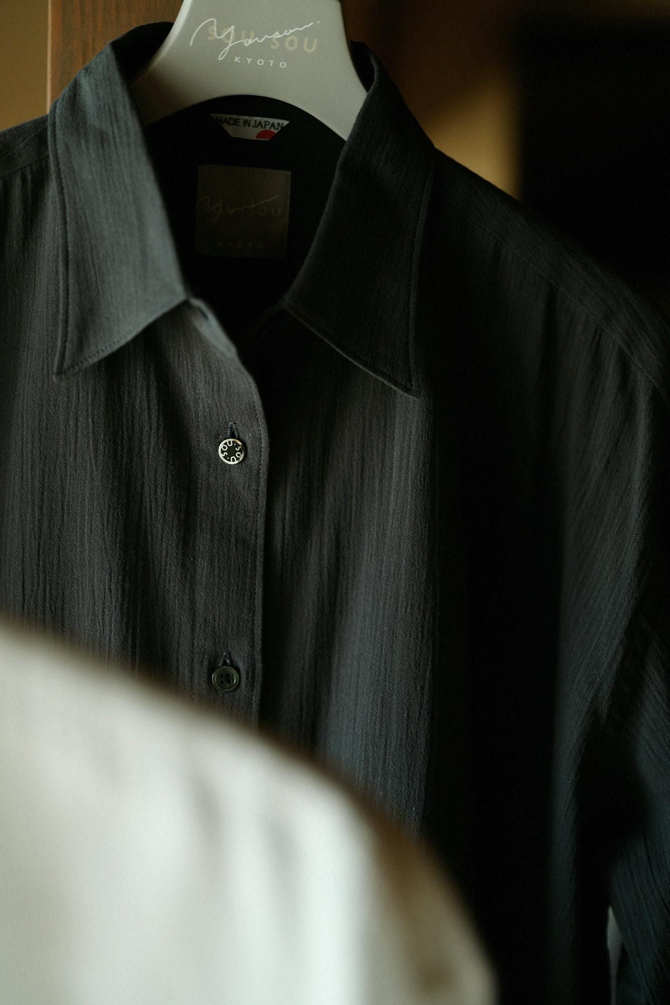 타카시마치지미 20/20 그란 튜닉셔츠/짙은 회색