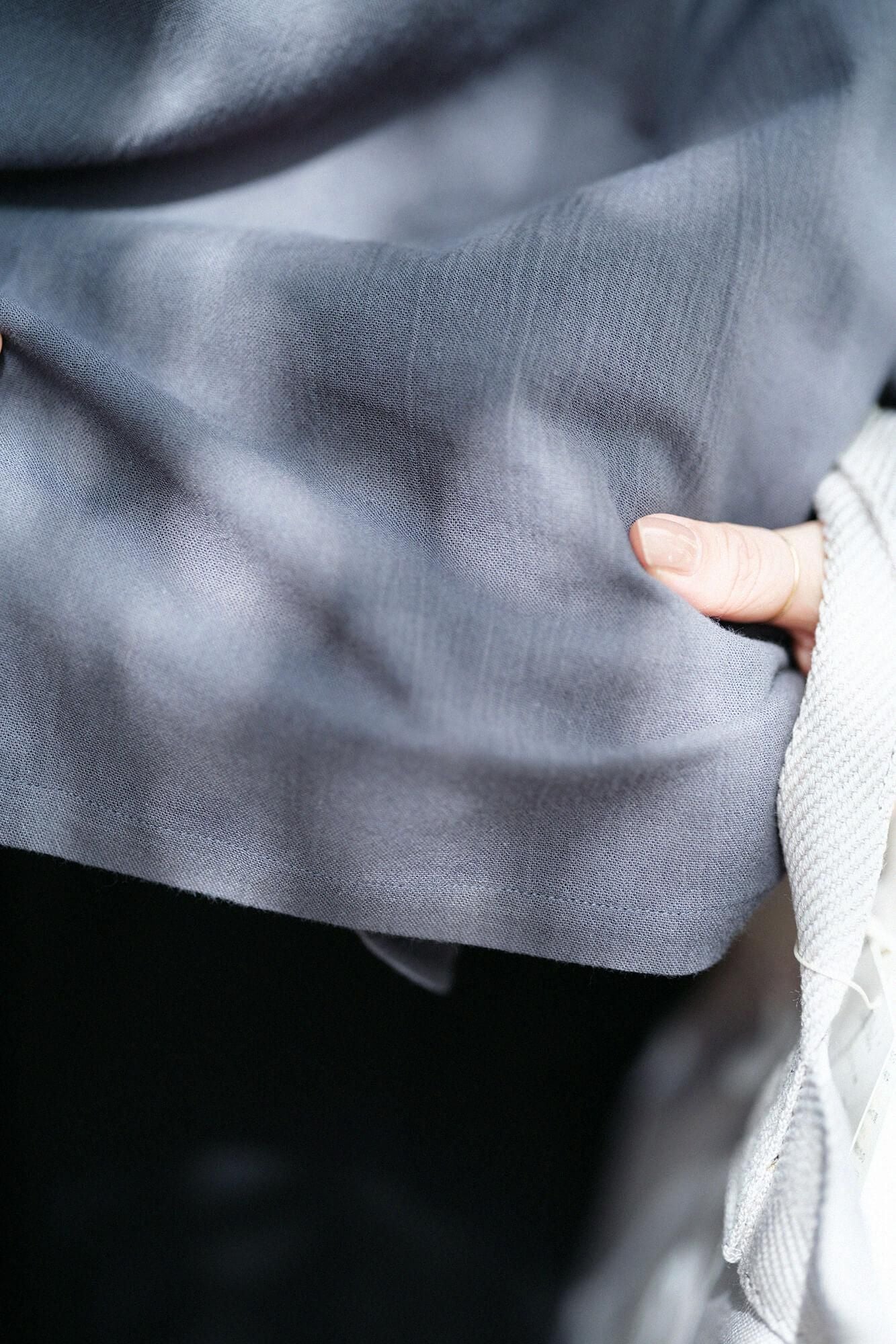 타카시마치지미 20/20 그란 튜닉셔츠/짙은 회색